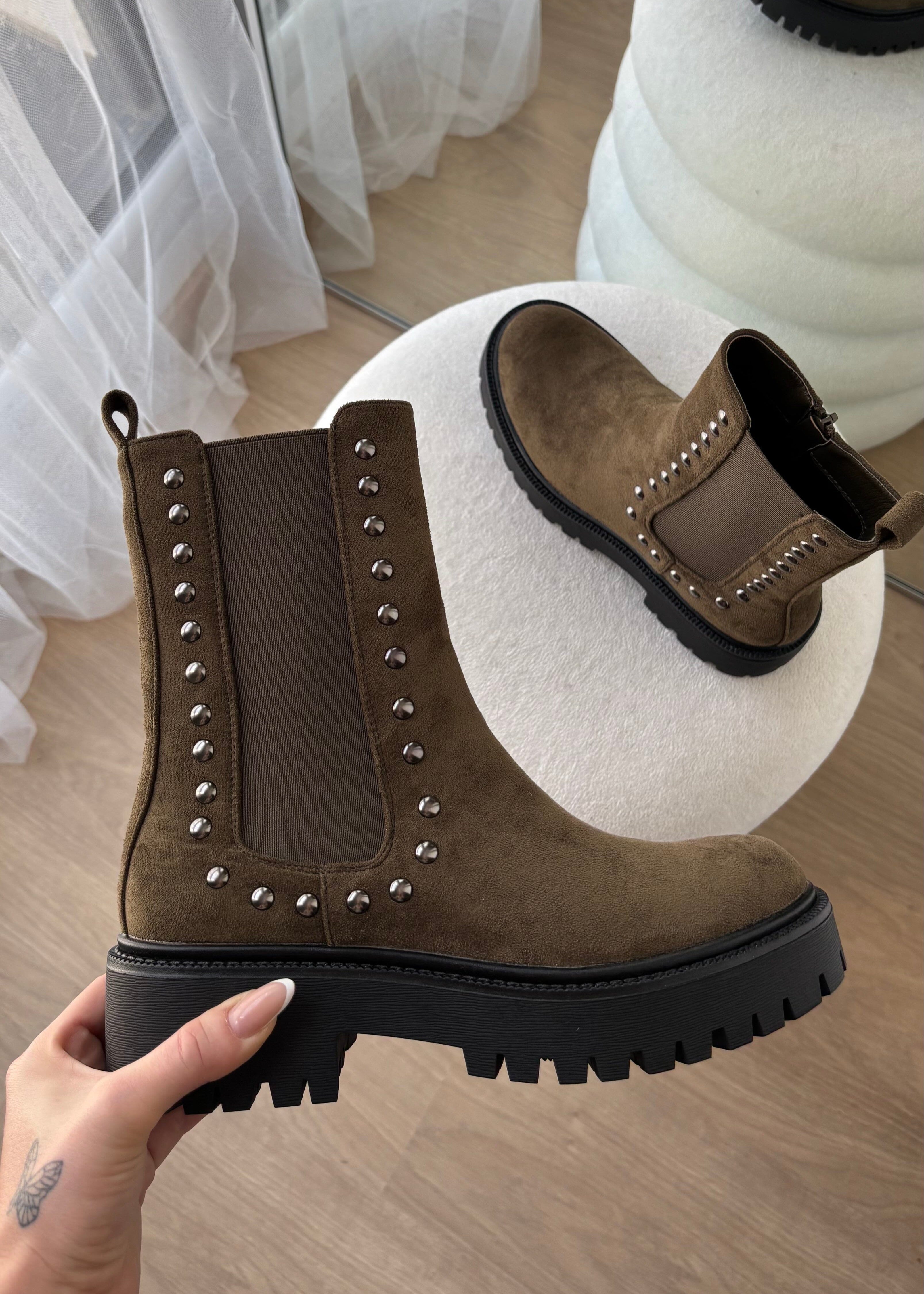 Bottines Angele - Kaki