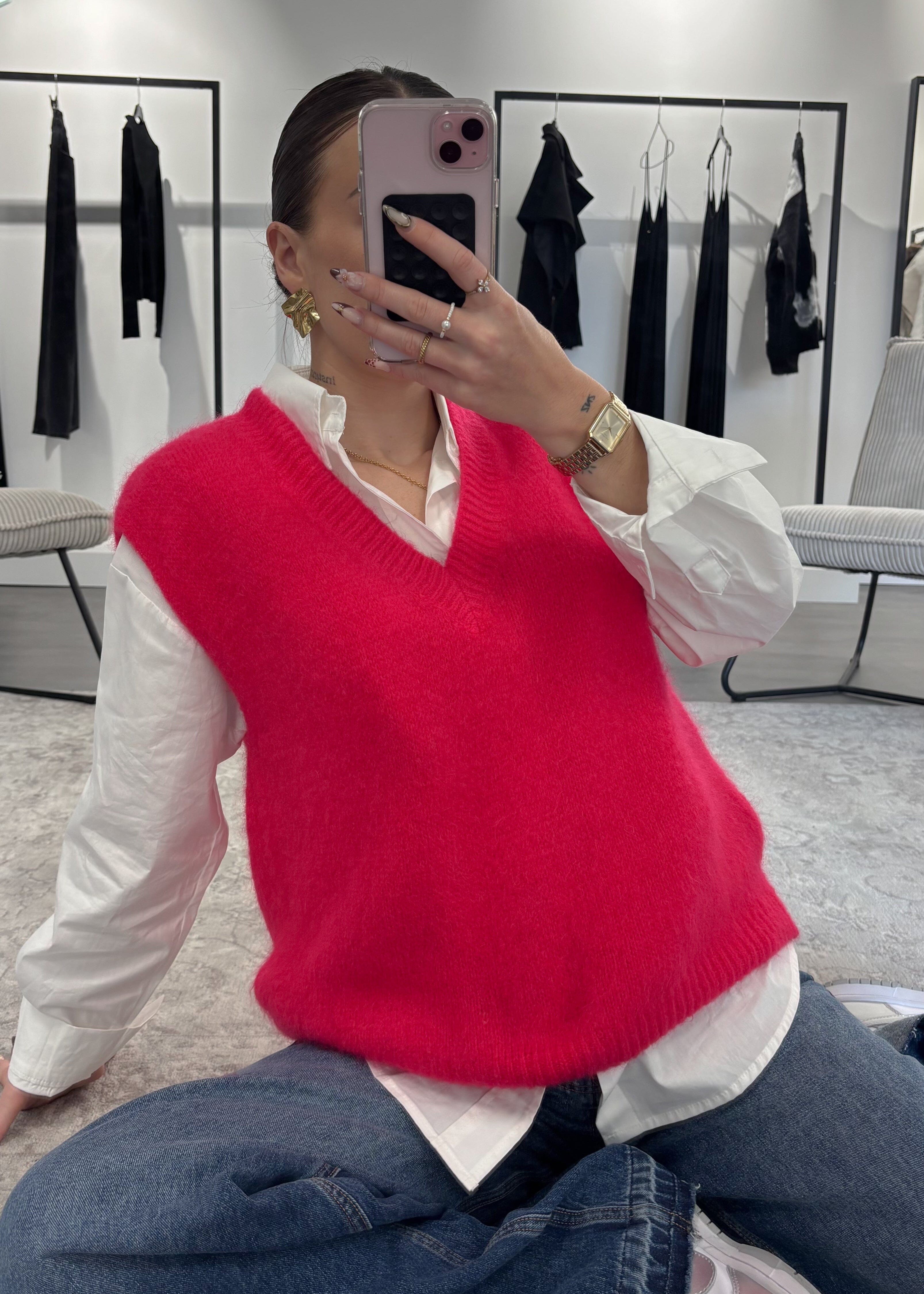 Pull Ninon - Rose fuschia vif