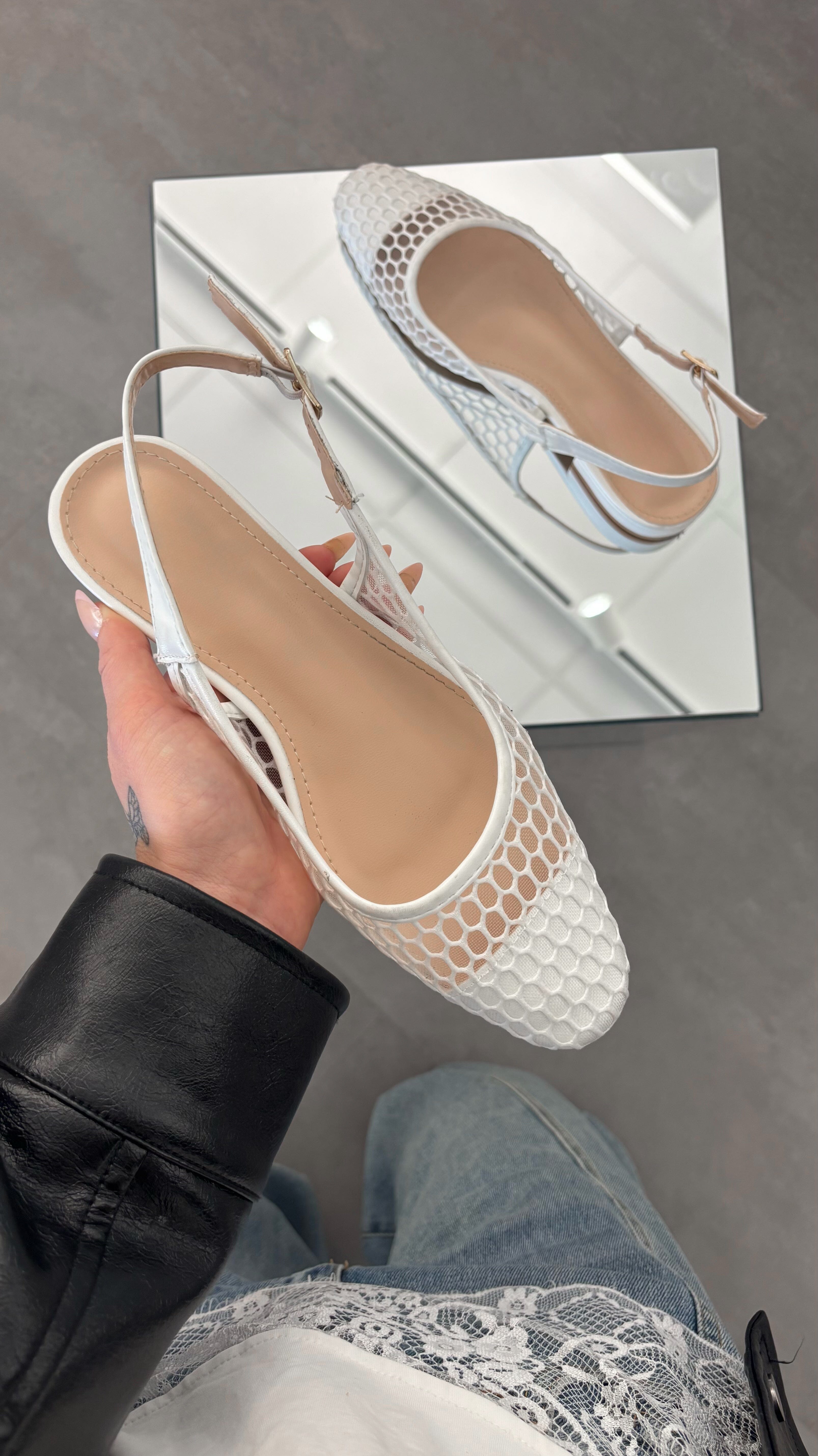 Ballerines Noa - Blanches