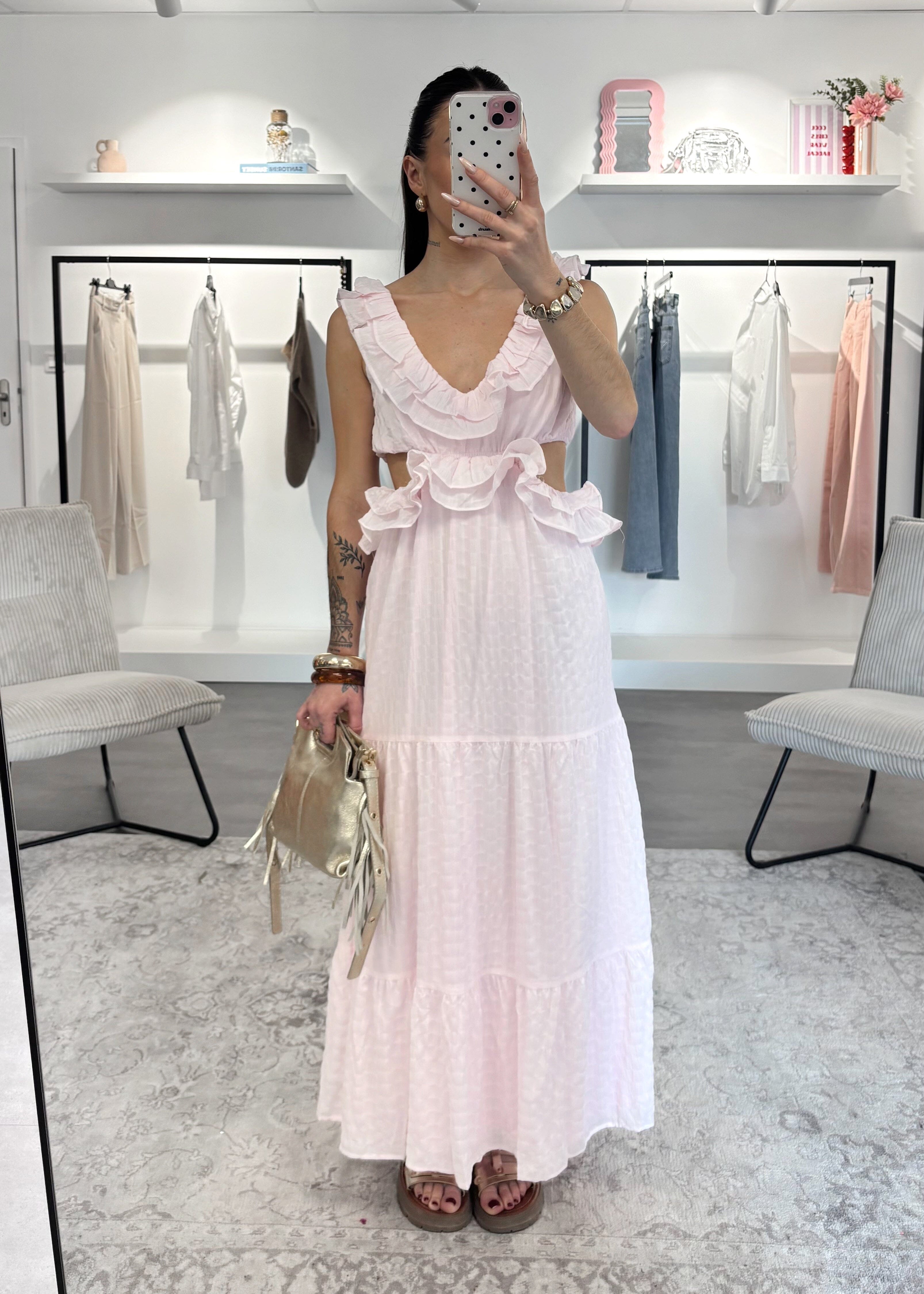 Robe Cléo - Rose