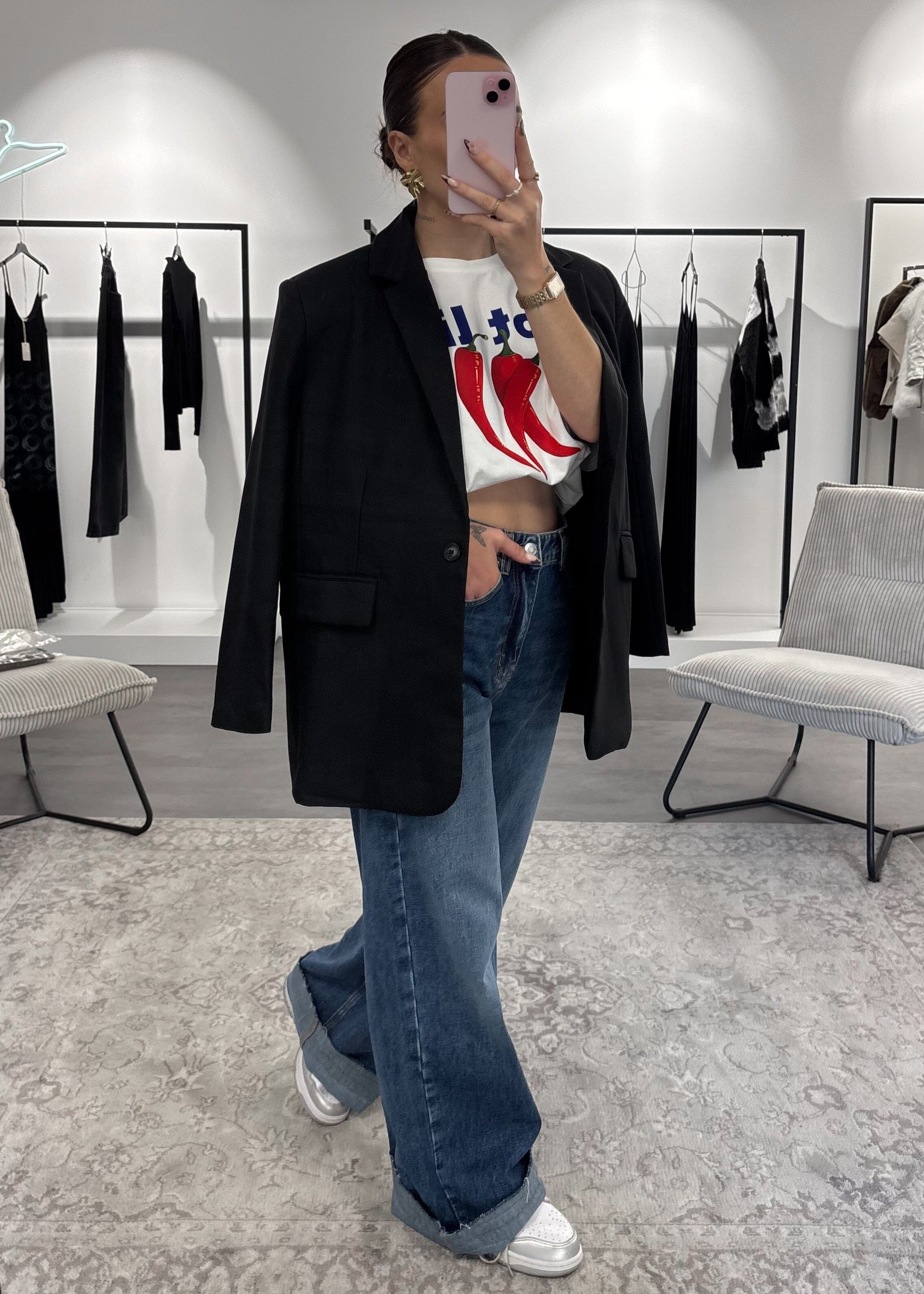 Blazer Ambre - Noir
