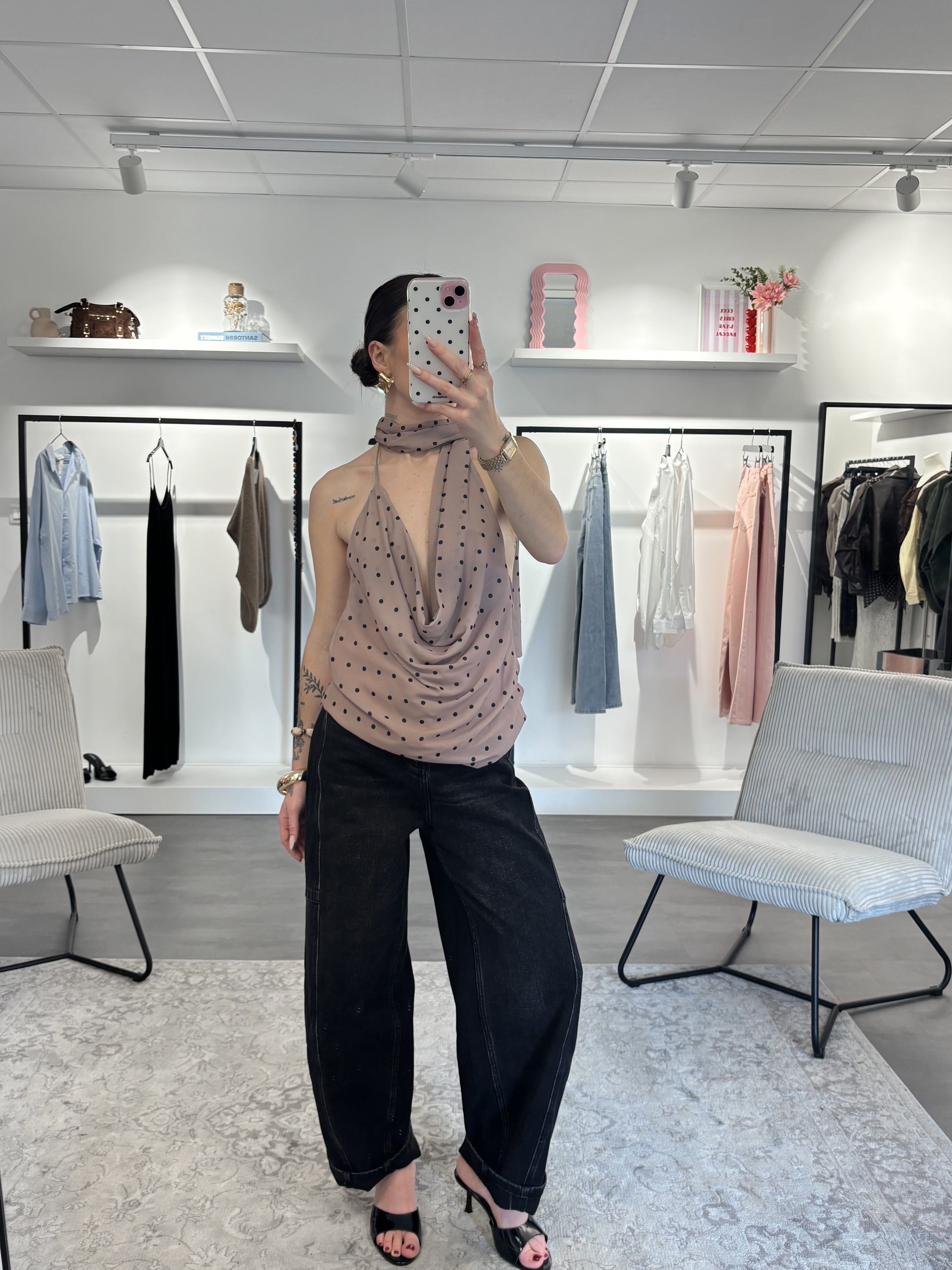 Top Lina - Taupe