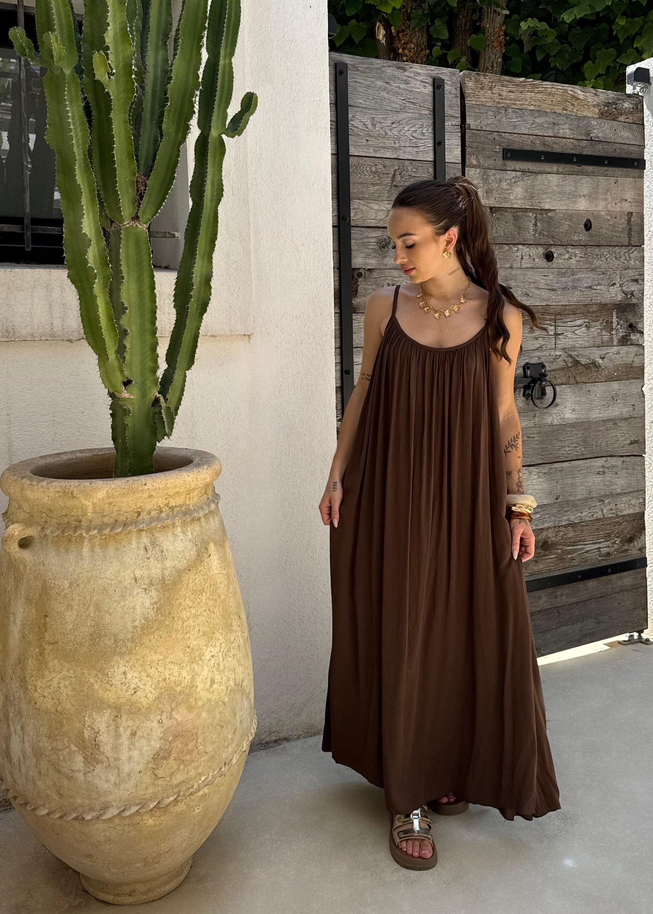 Robe Cassis - Marron