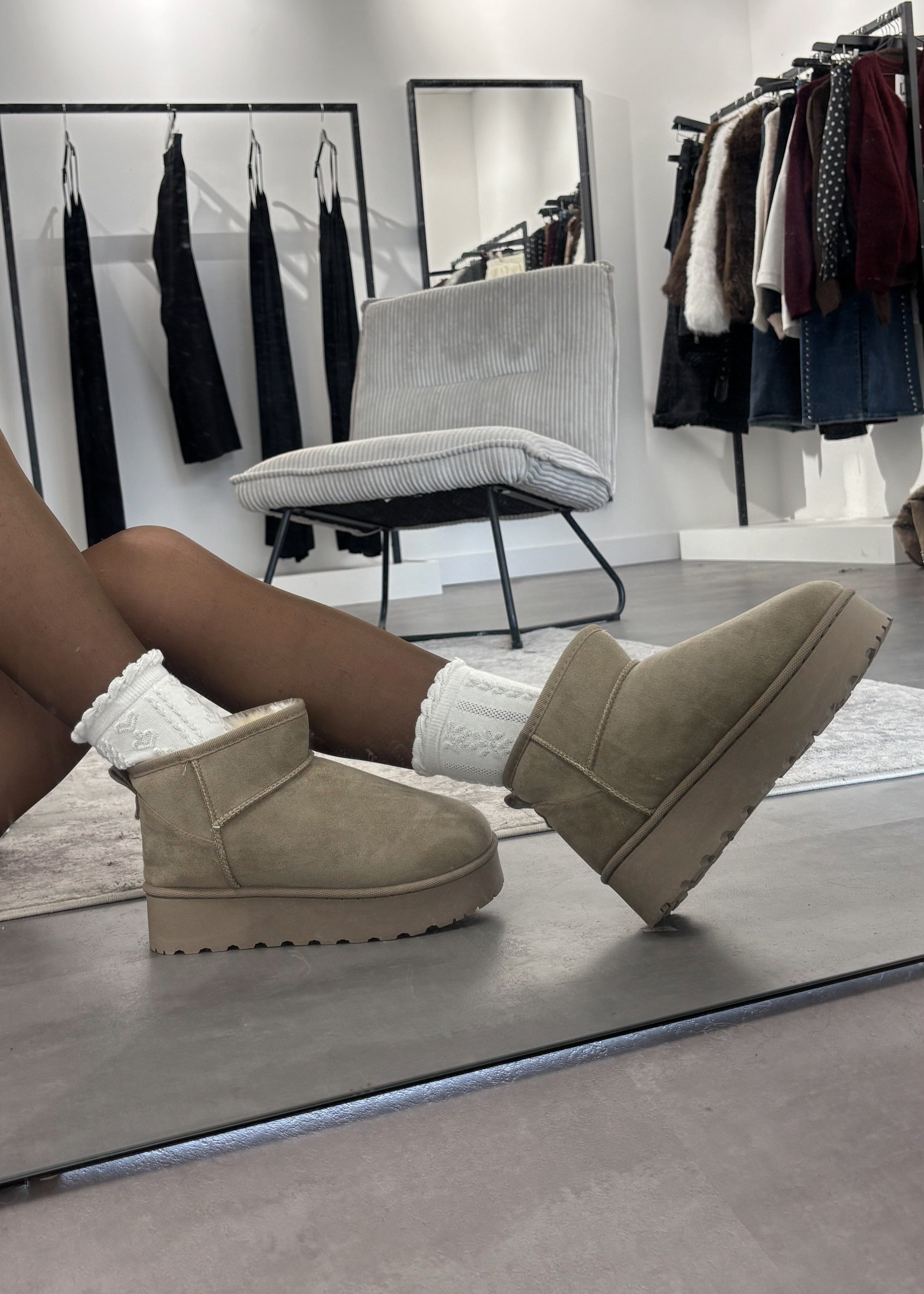 Boots Neyli - Beige/Kaki