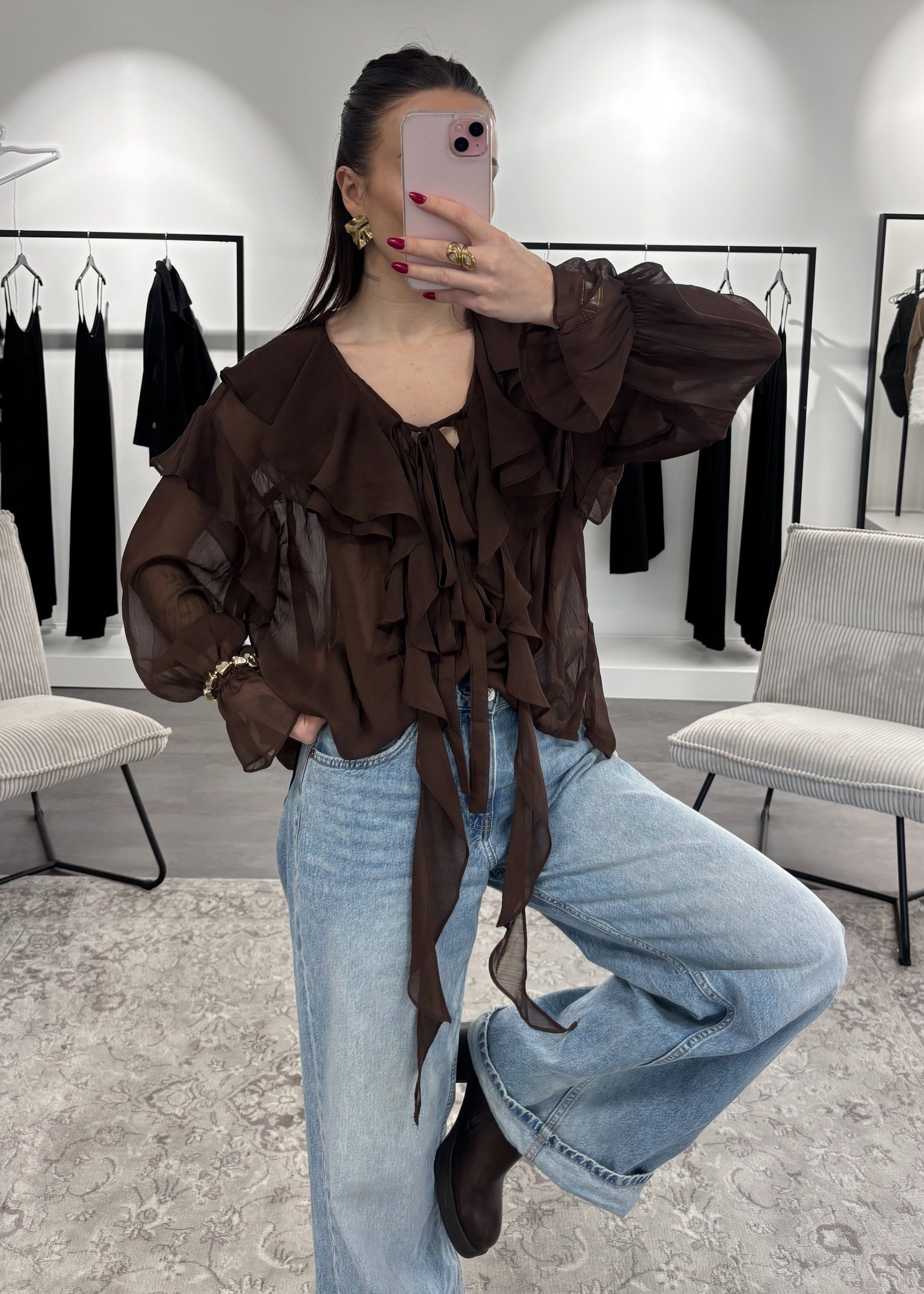 Blouse Emma - Choco