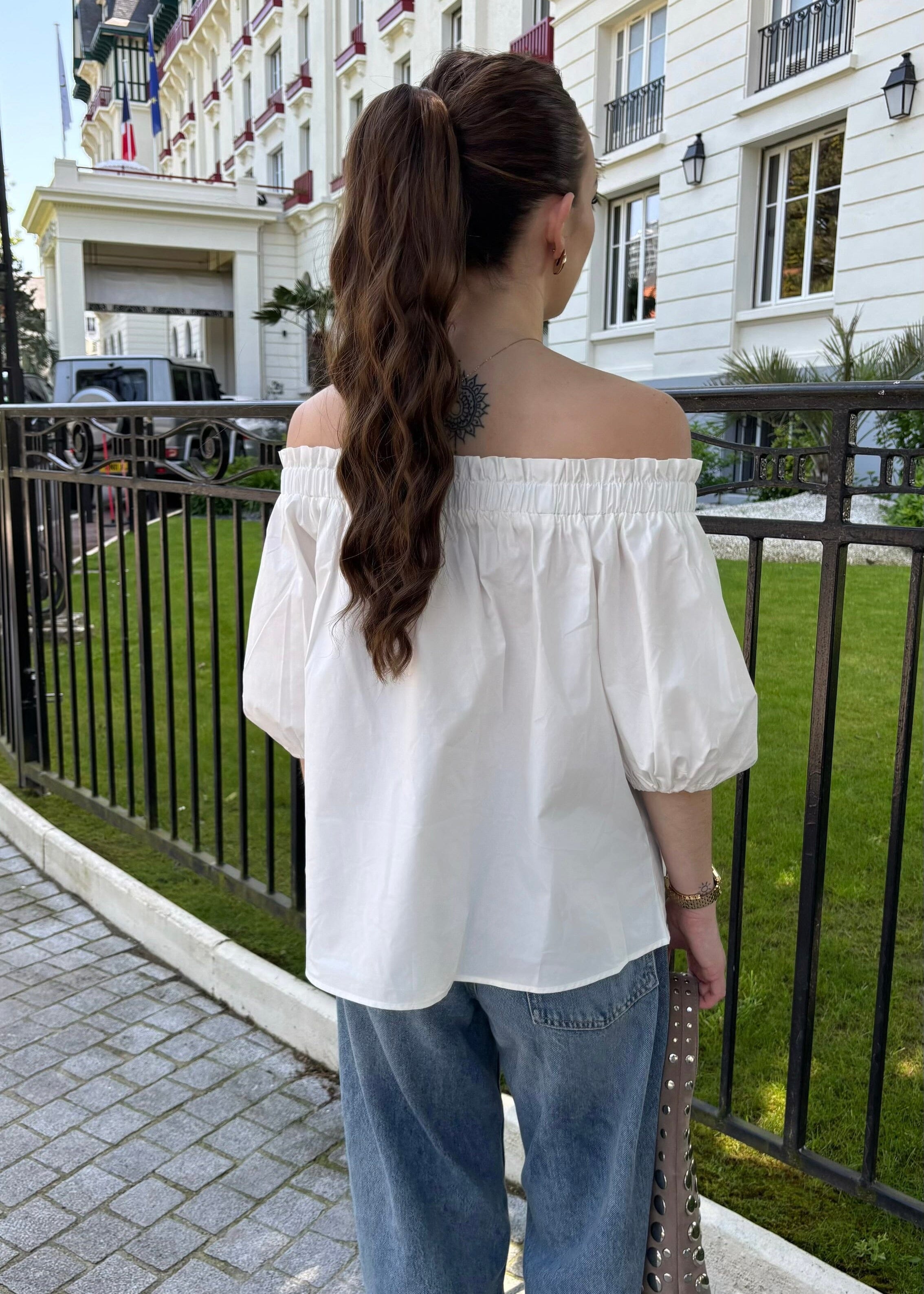 Blouse Inès - Blanche