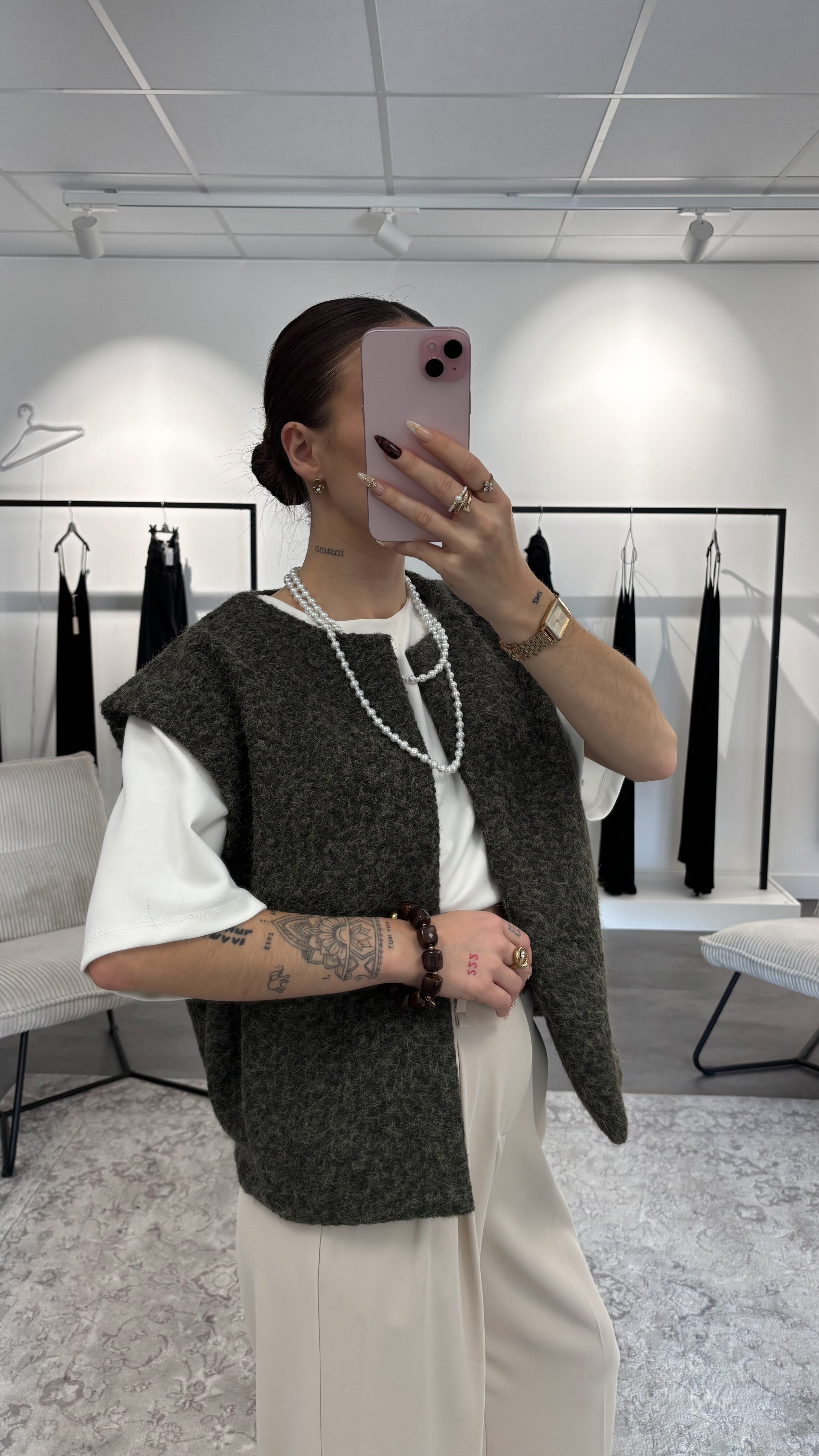 Gilet Kendra - Kaki