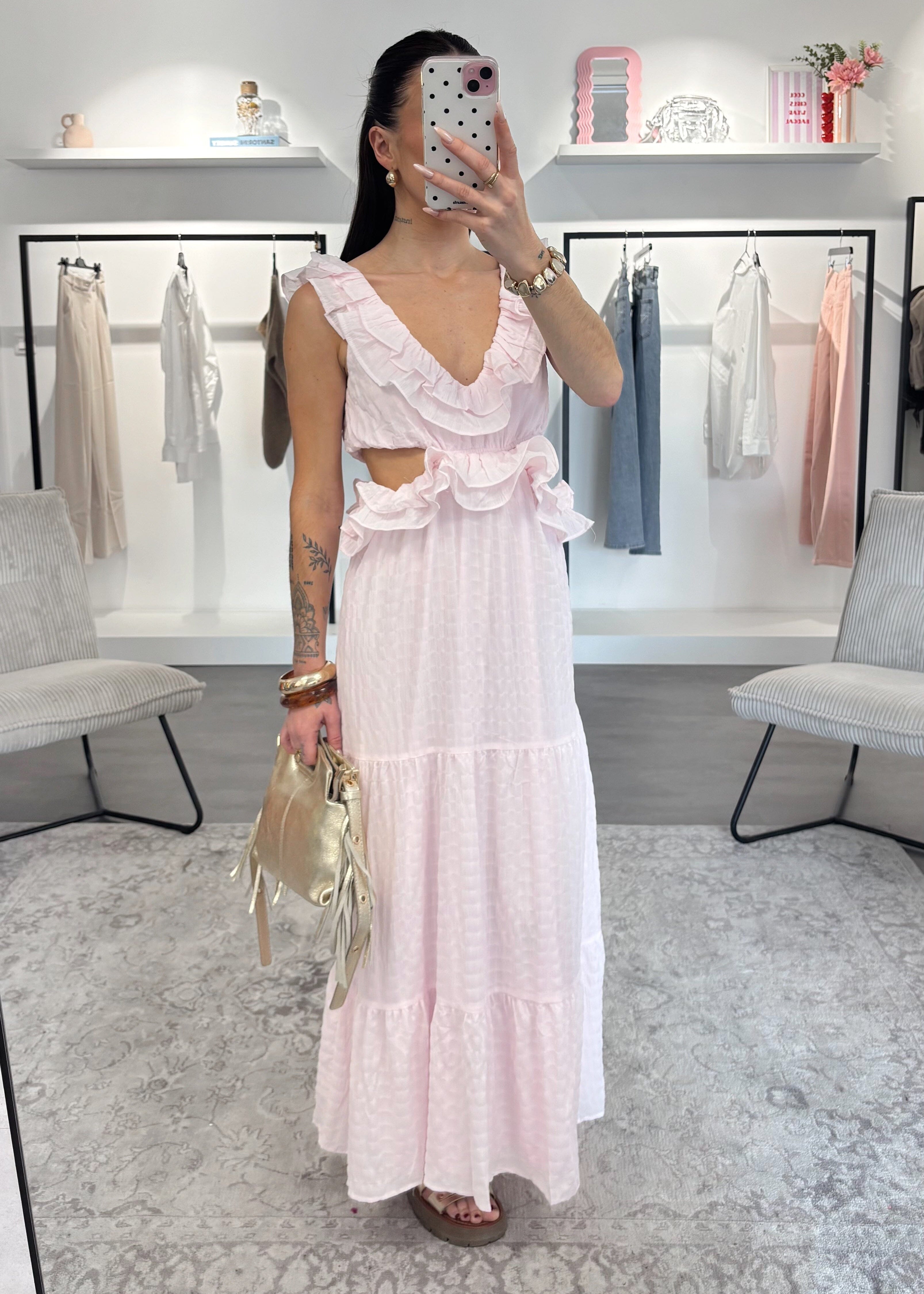 Robe Cléo - Rose