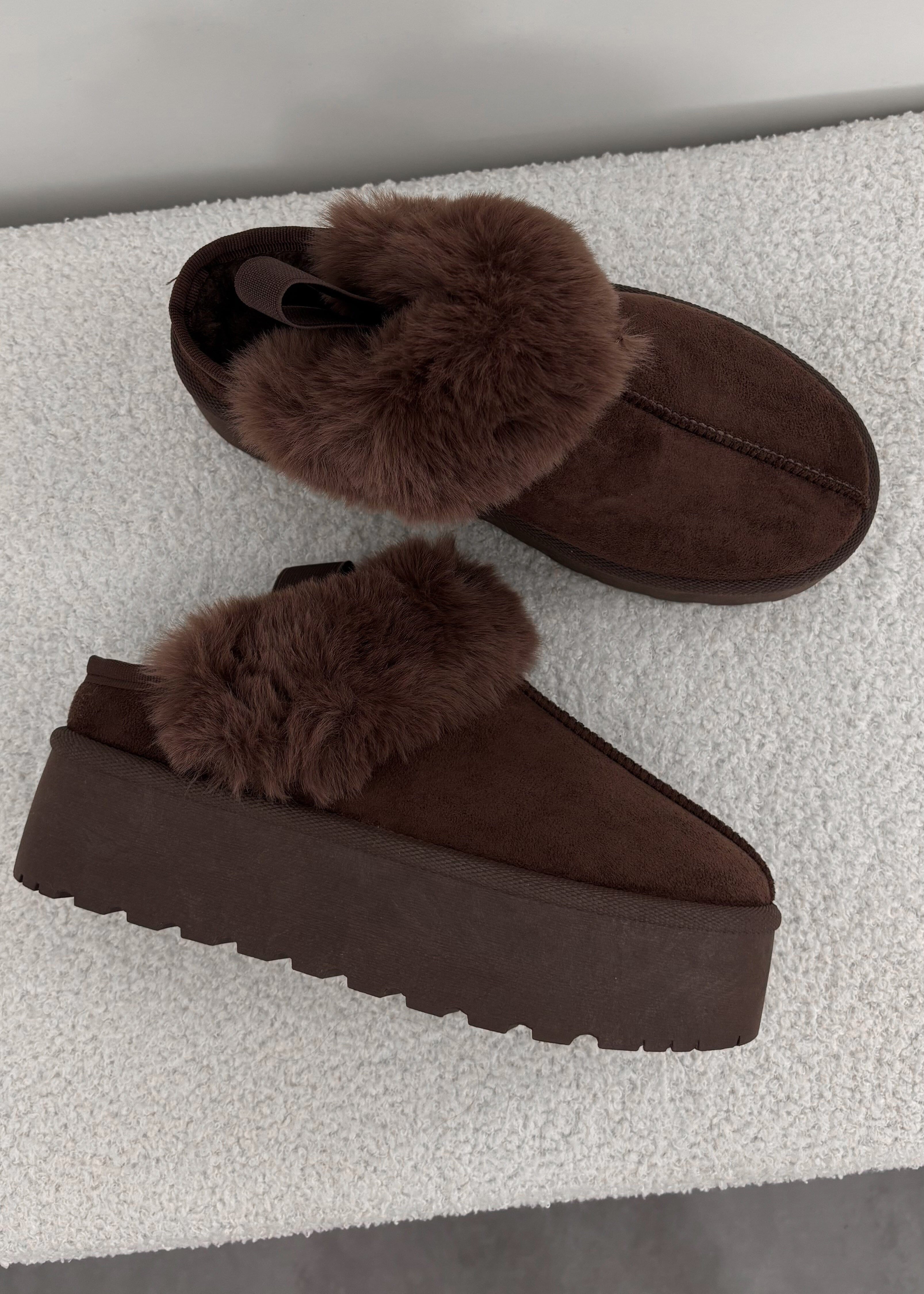 Mules Ana - Chocolat