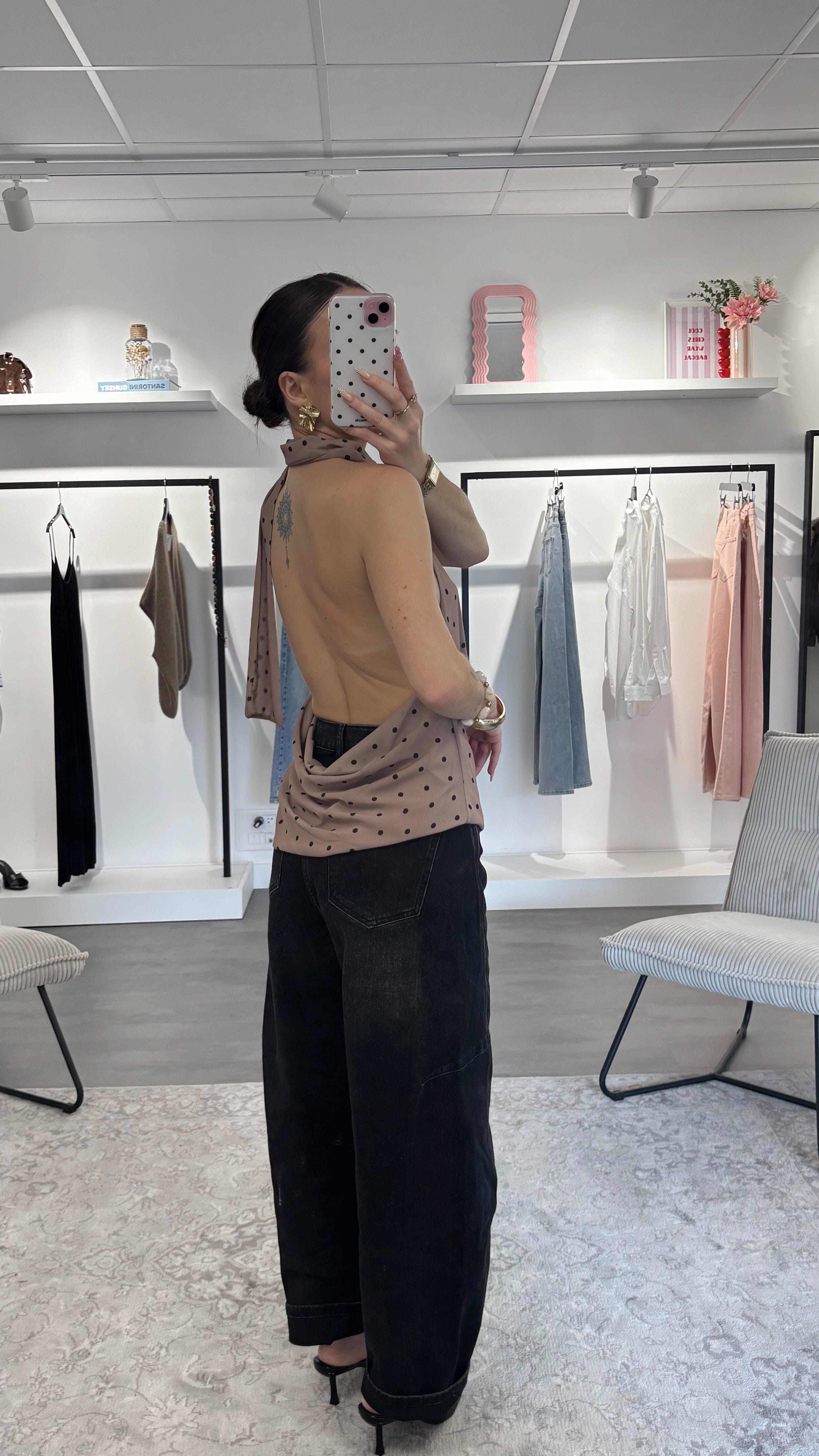 Top Lina - Taupe