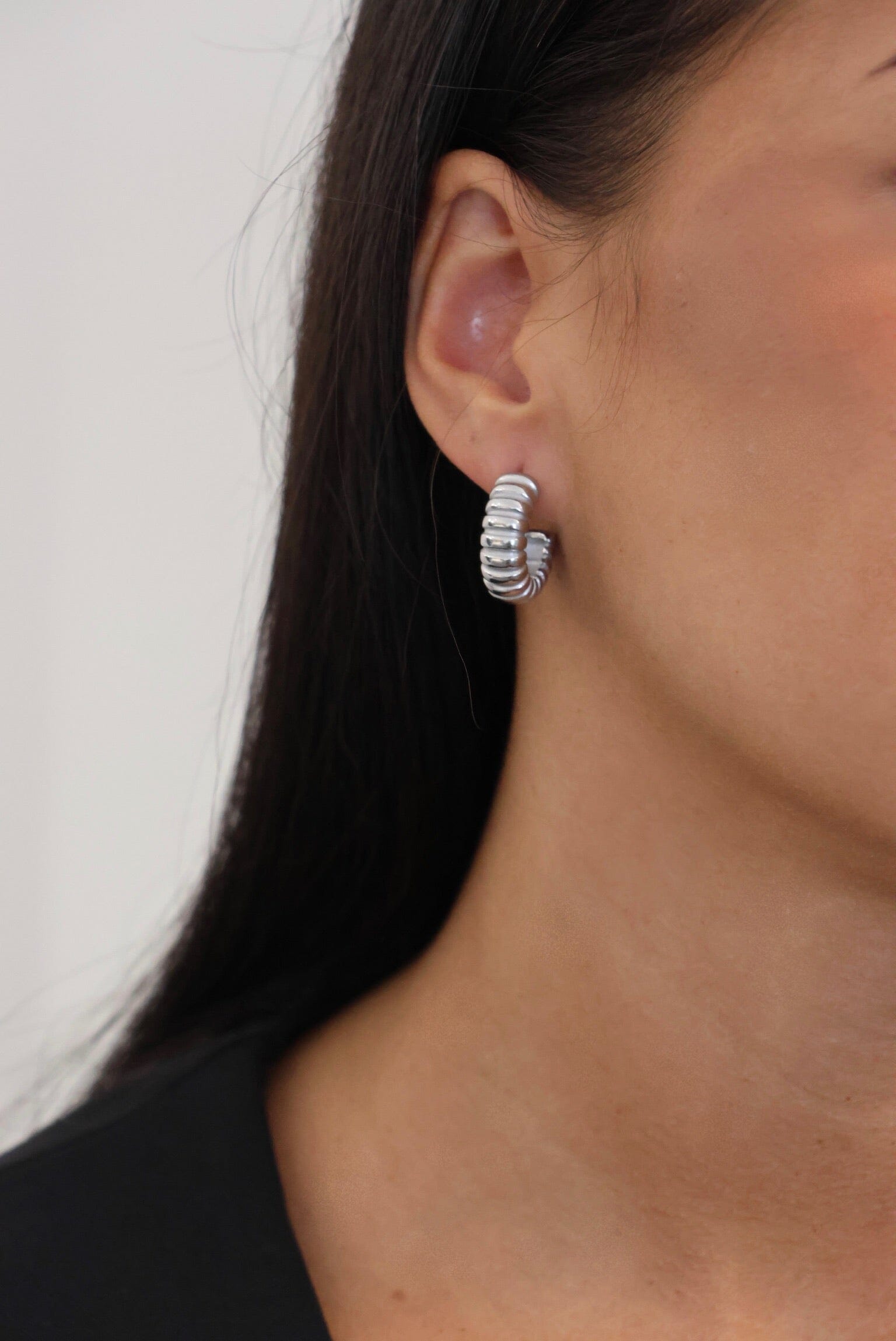 Boucles Mandy - Argentées