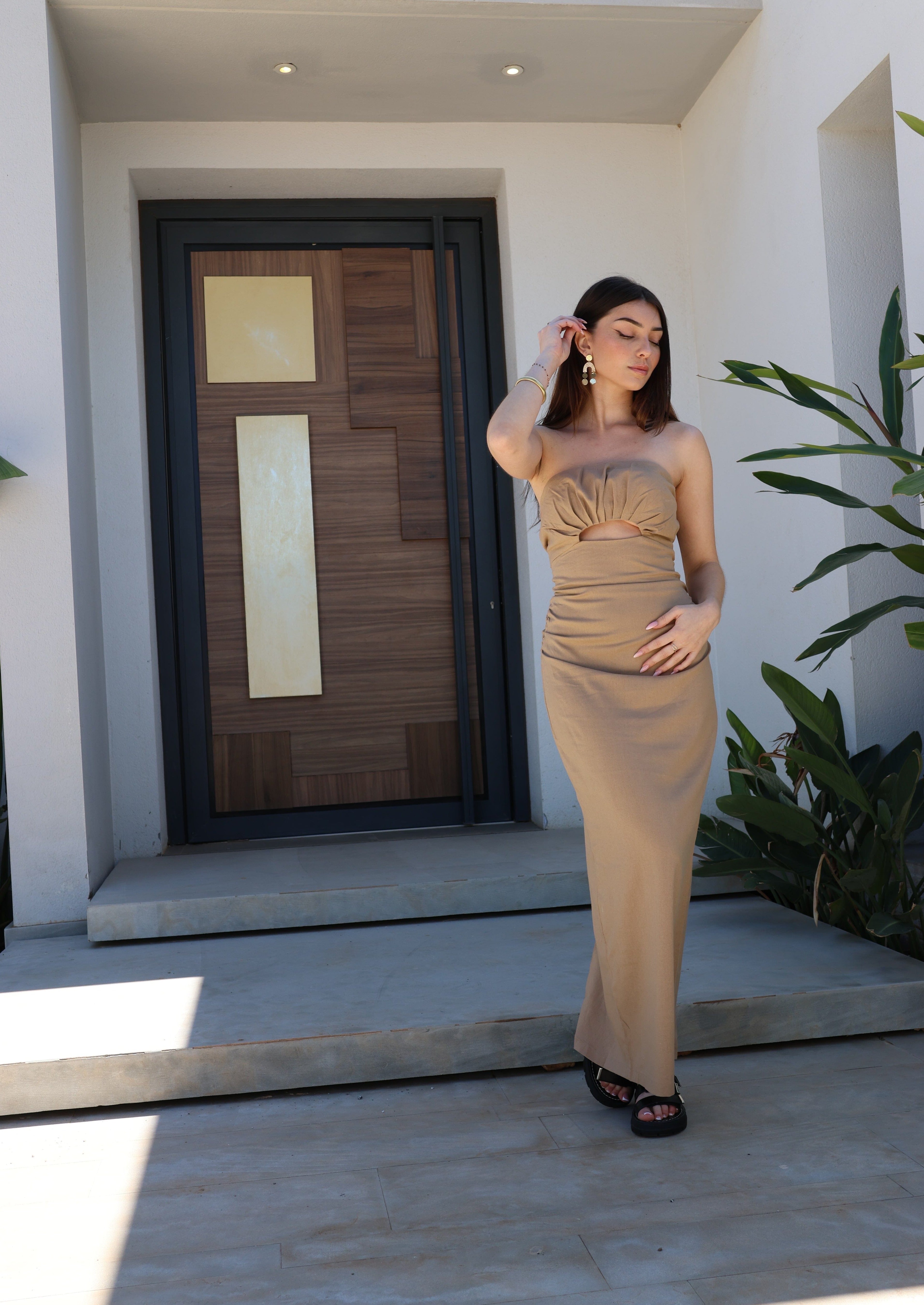 Robe Chloé Beige