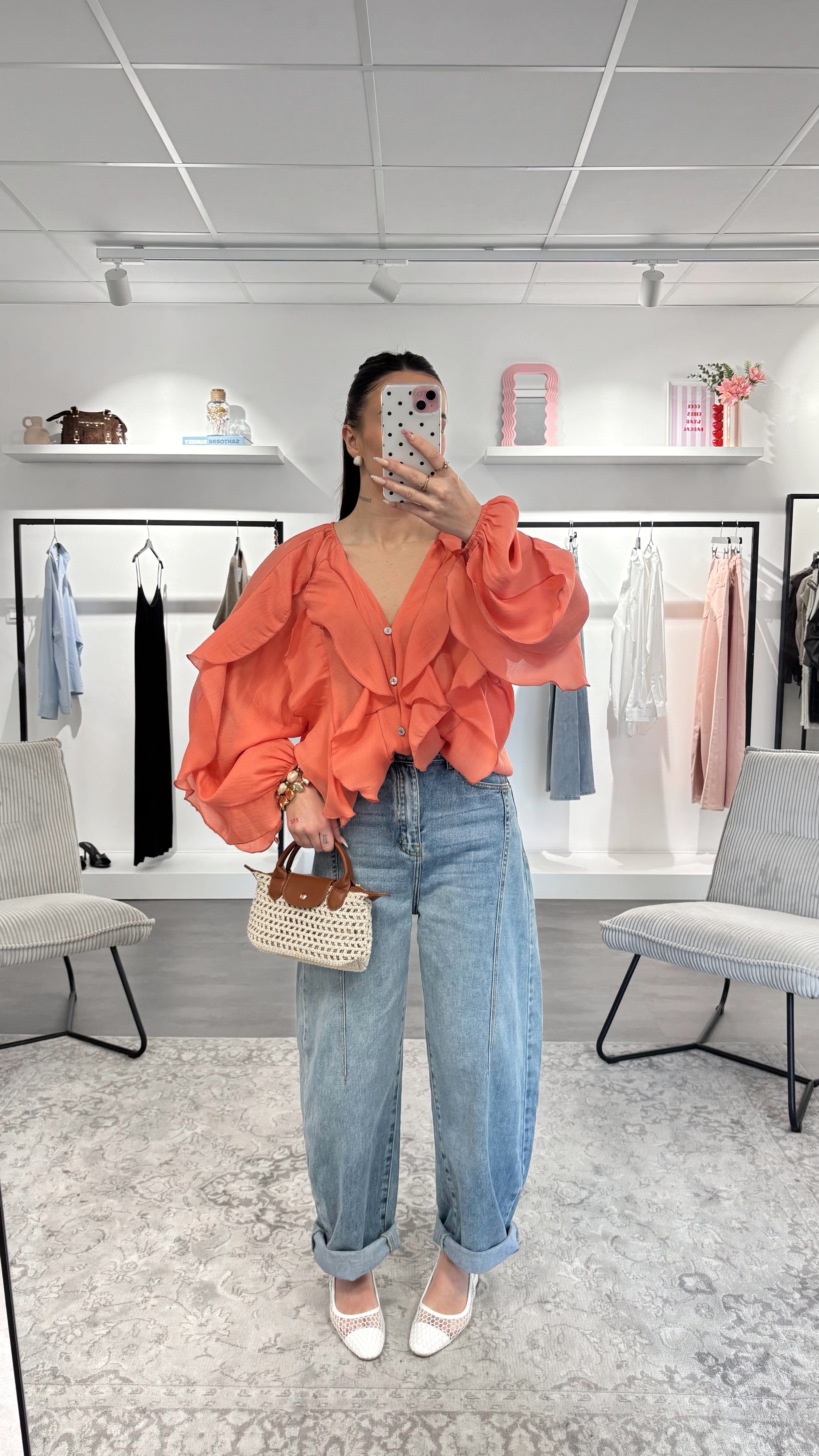 Blouse Mia - Orange