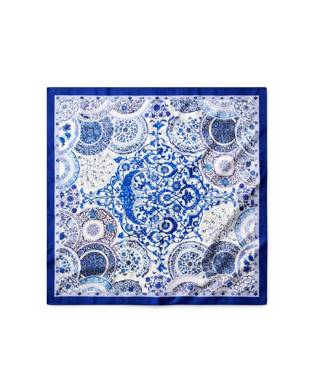 Foulard Mykonos - Bleu & Lila
