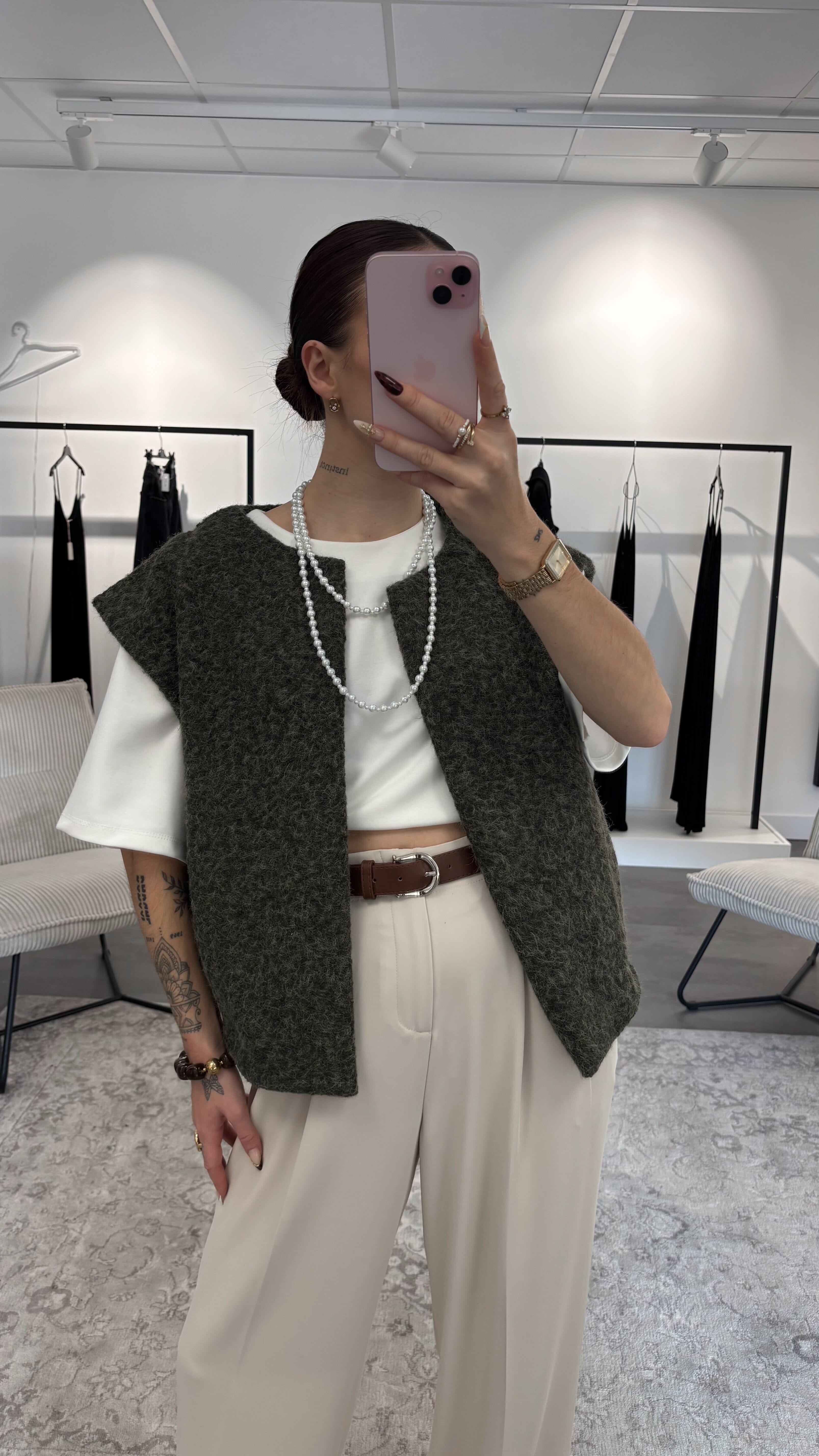 Gilet Kendra - Kaki