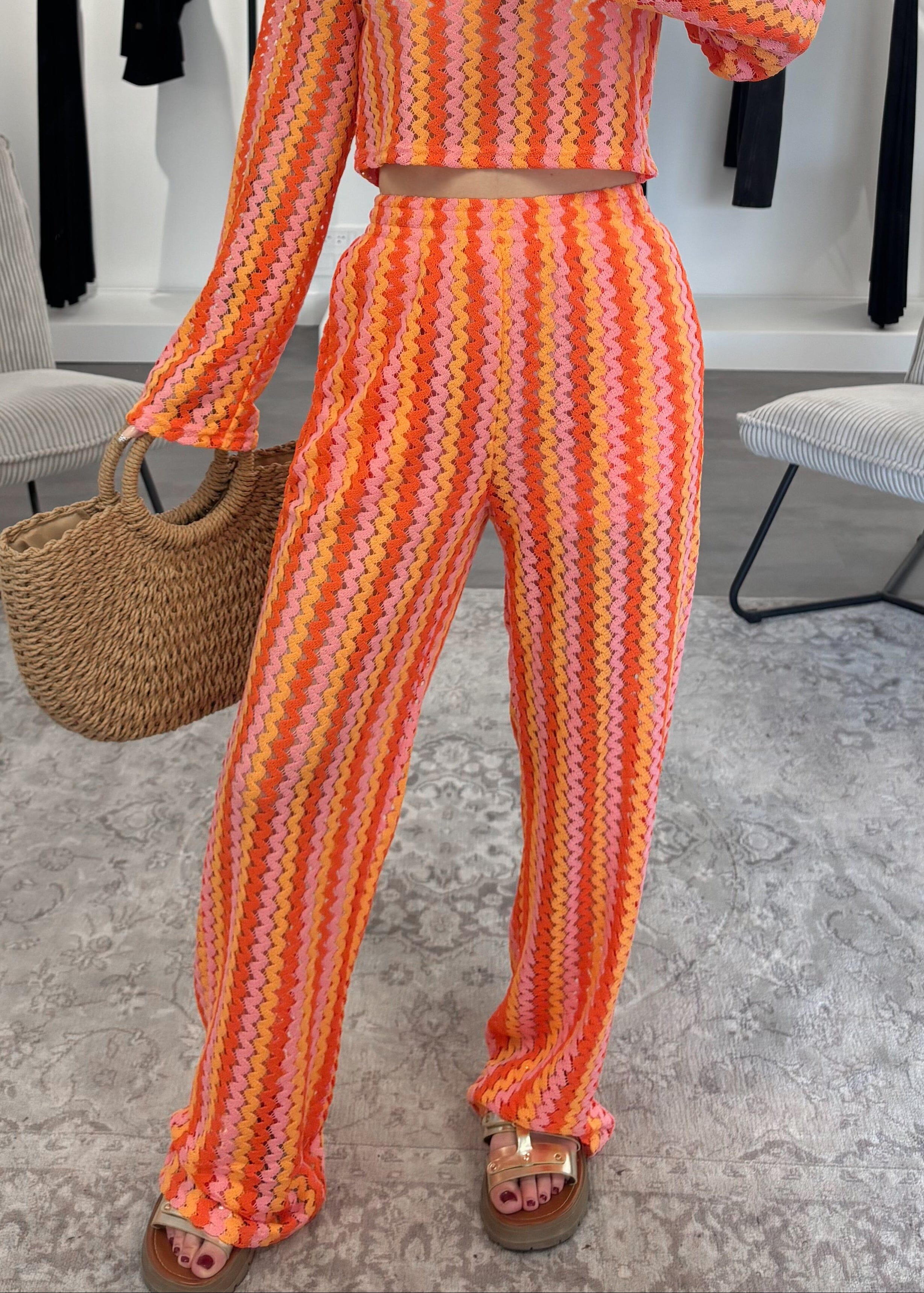 Pantalon Sia - Orange
