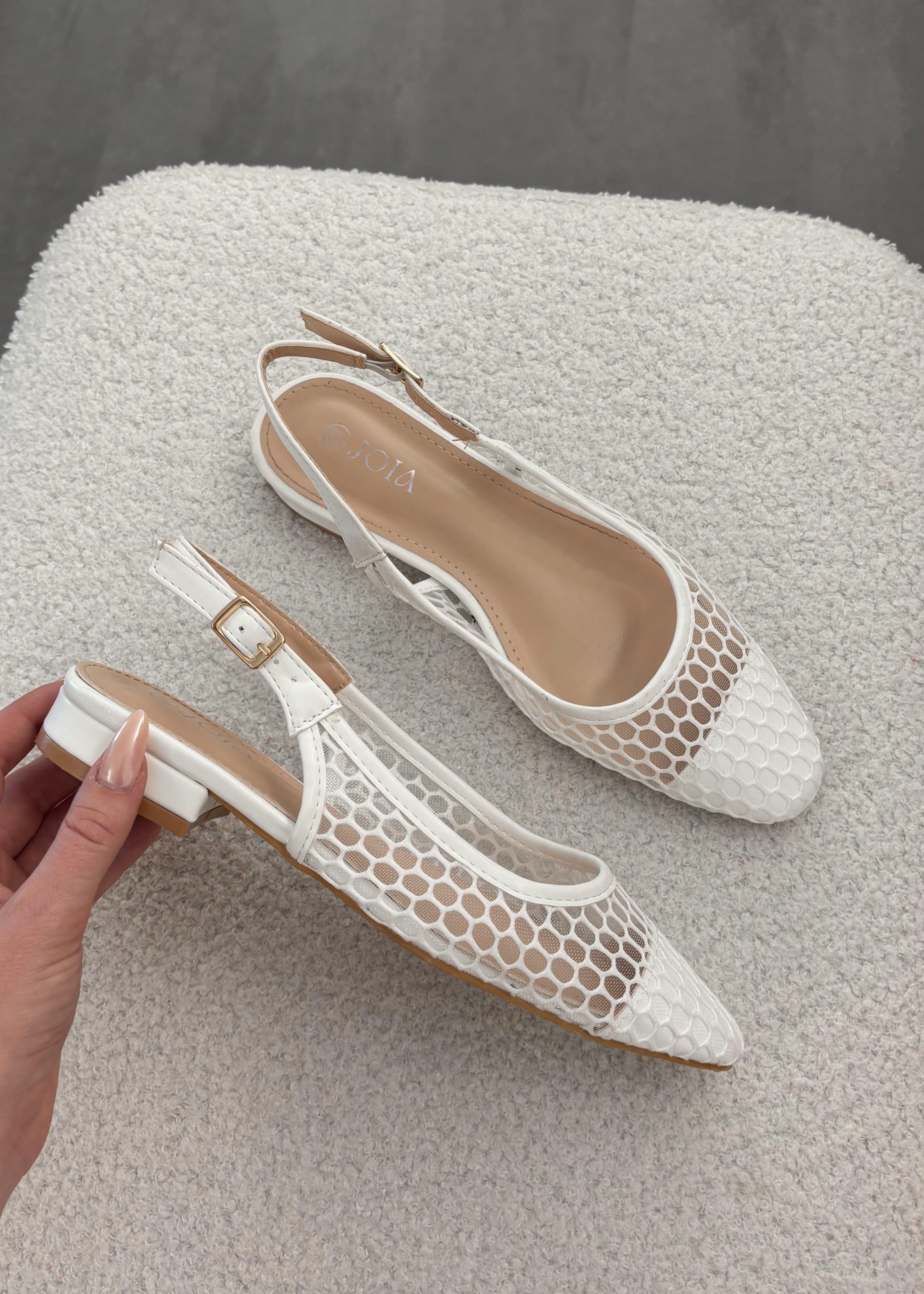 Ballerines Noa - Blanches