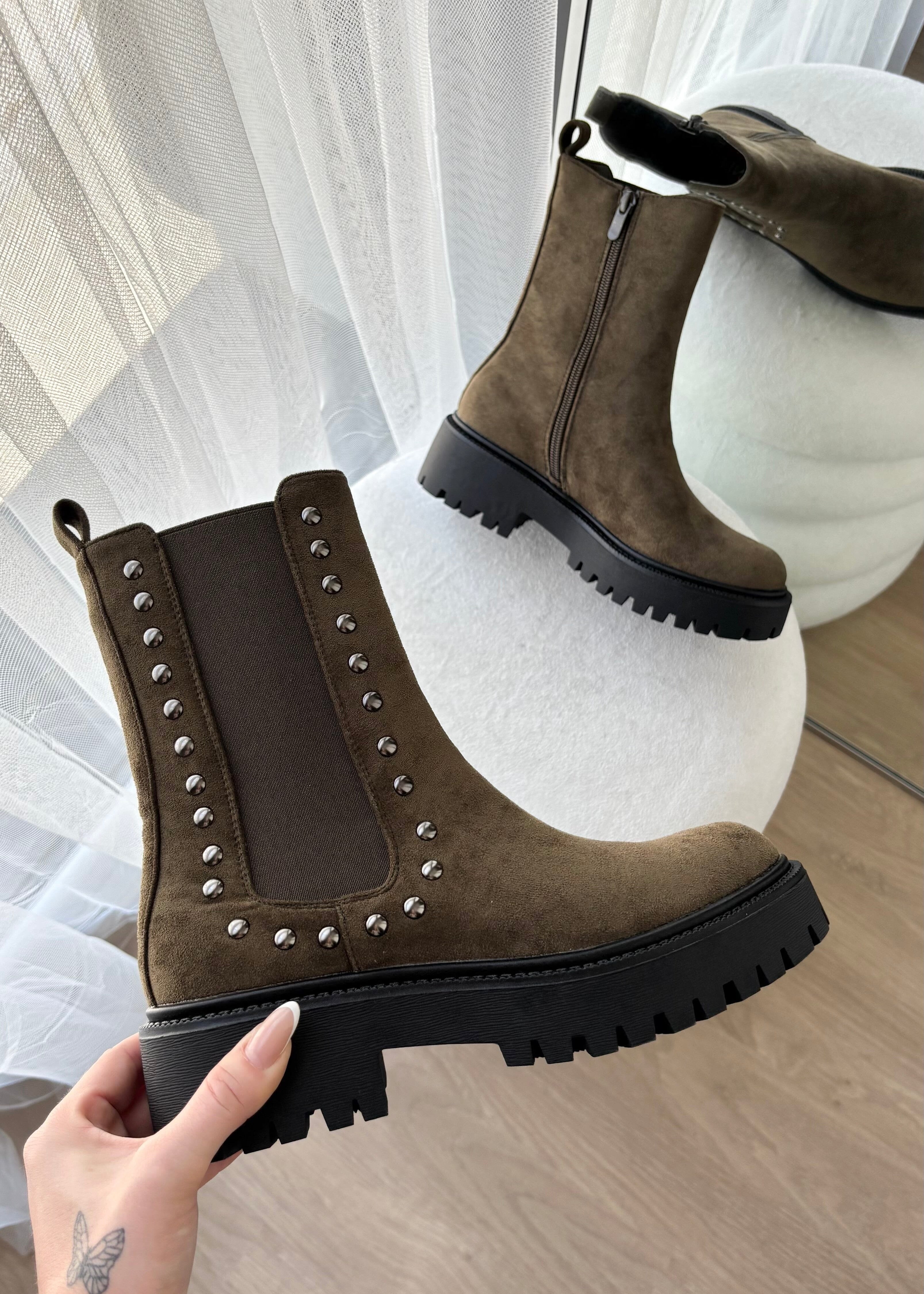 Bottines Angele - Kaki