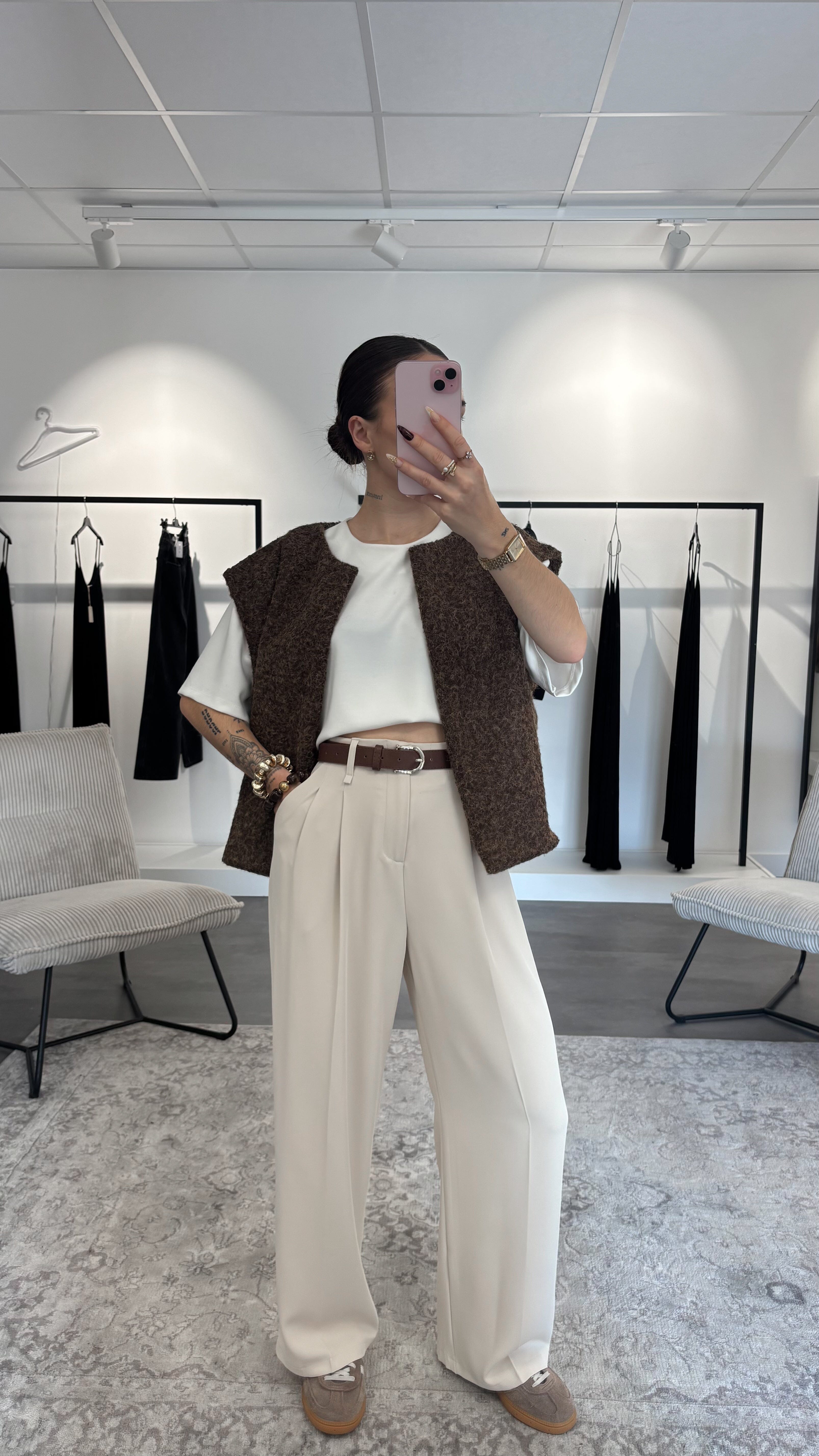 Gilet Kendra - Marron