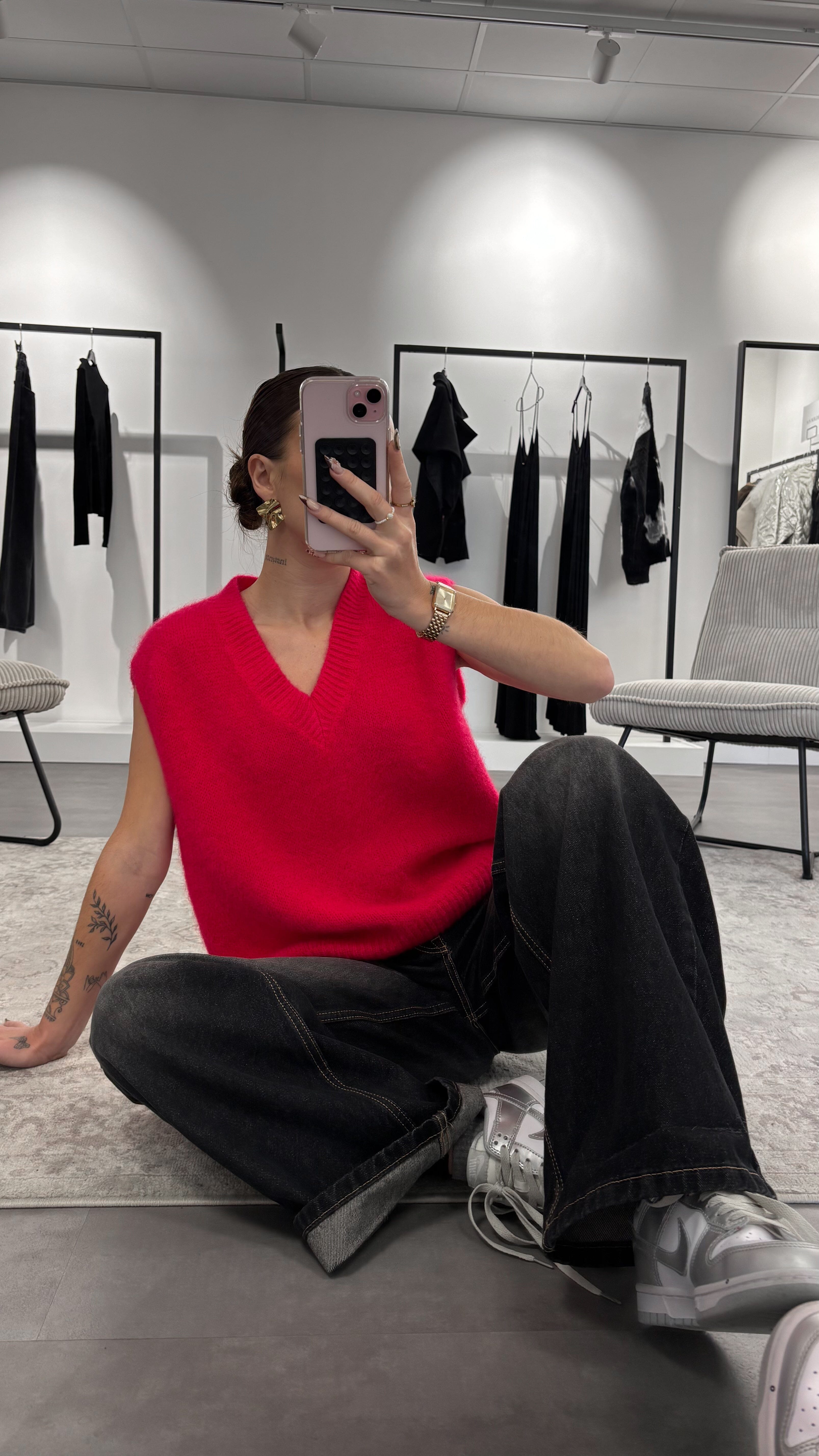 Pull Ninon - Rose fuschia vif