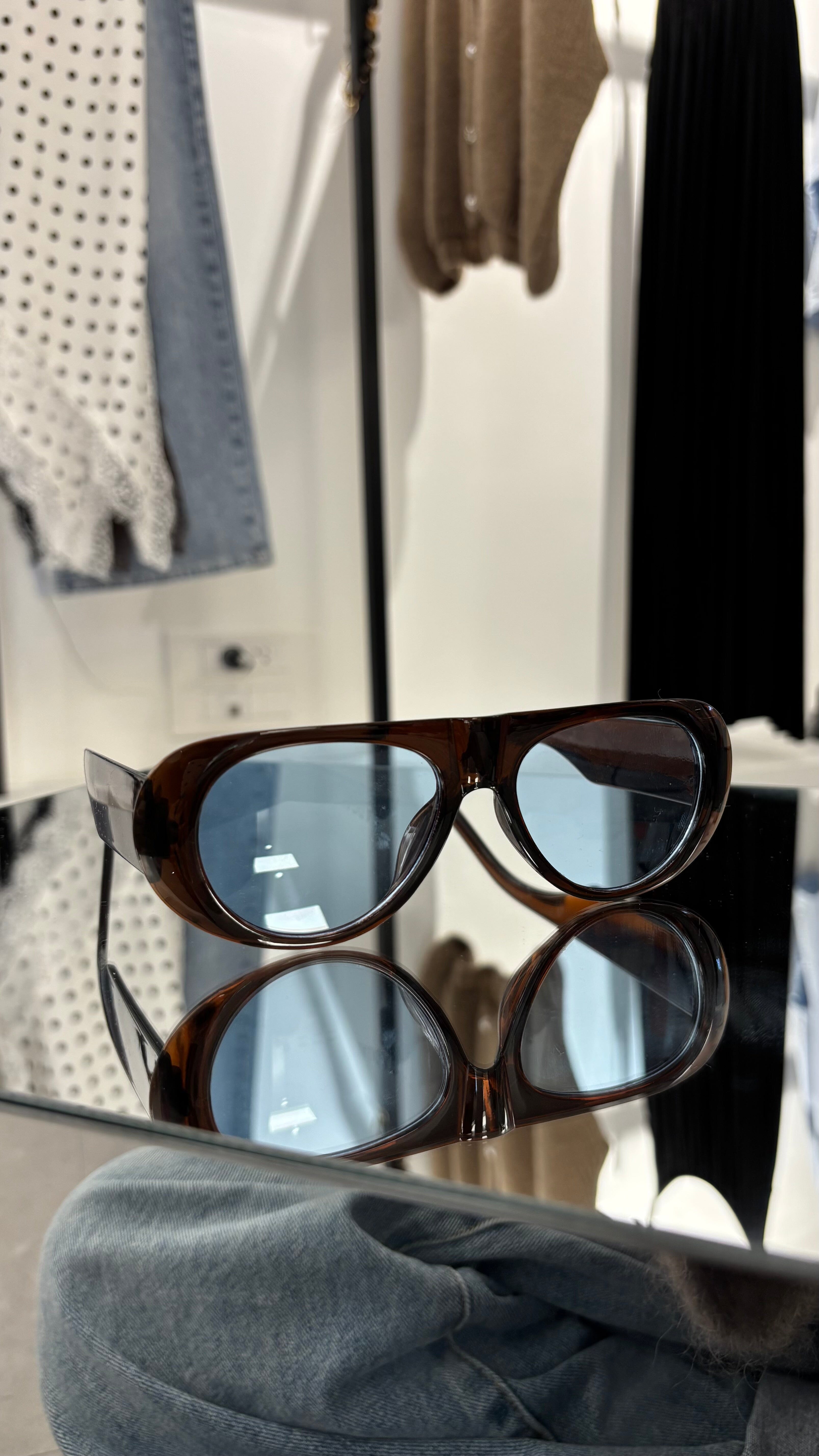 Lunettes Aria - Choco/bleue