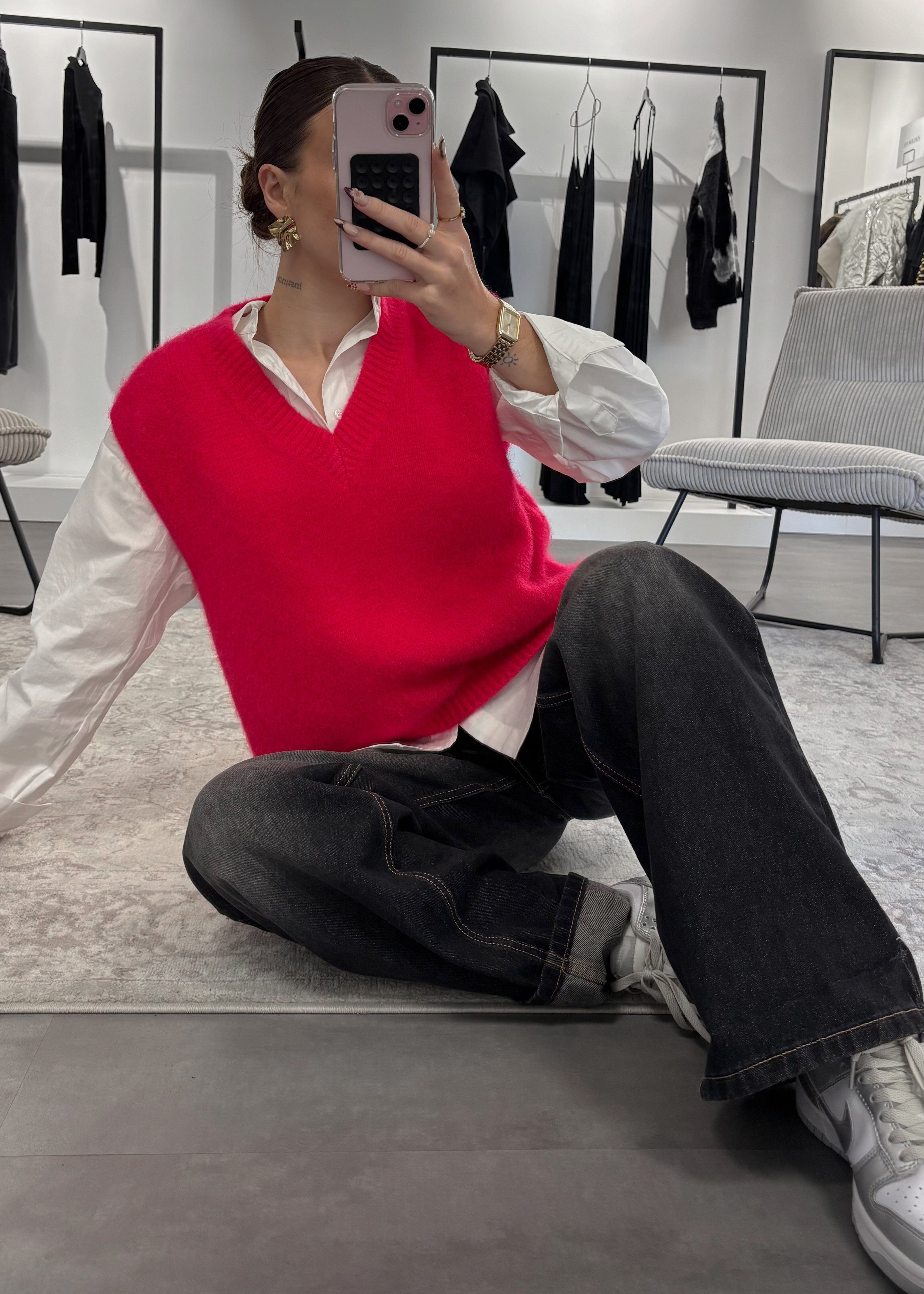 Pull Ninon - Rose fuschia vif