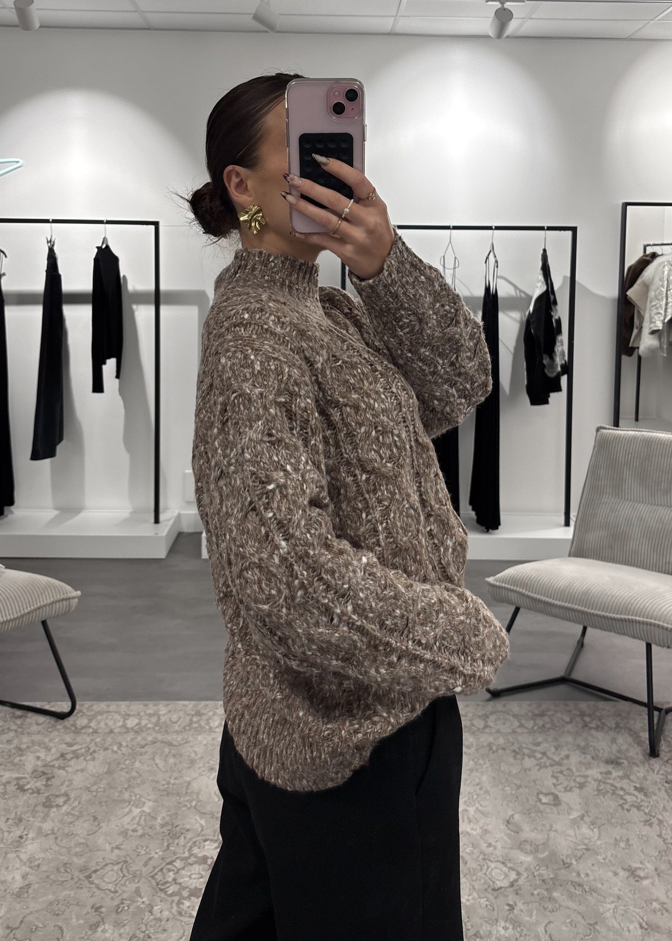 Pull Jade - Maille torsadée