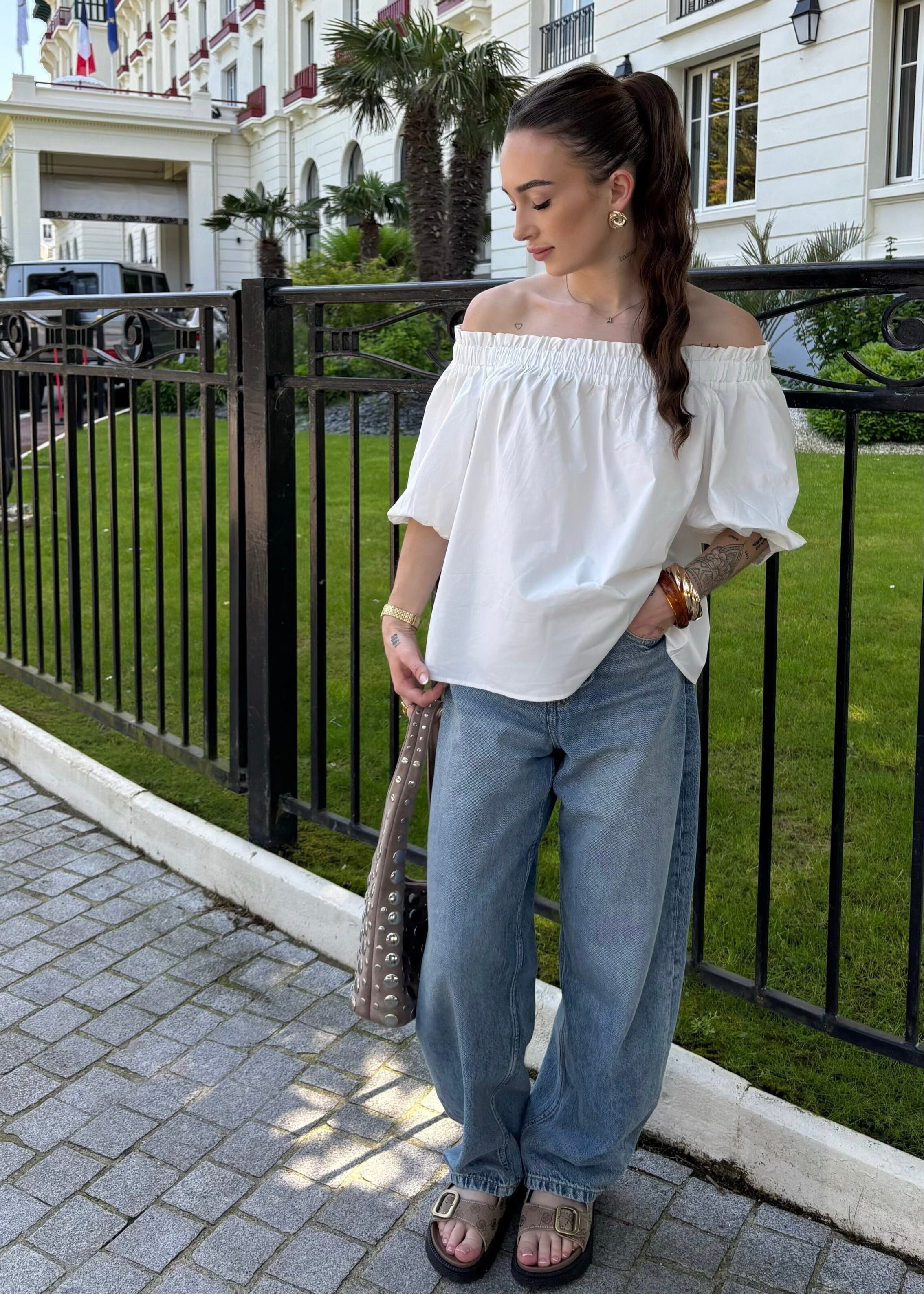 Blouse Inès - Blanche