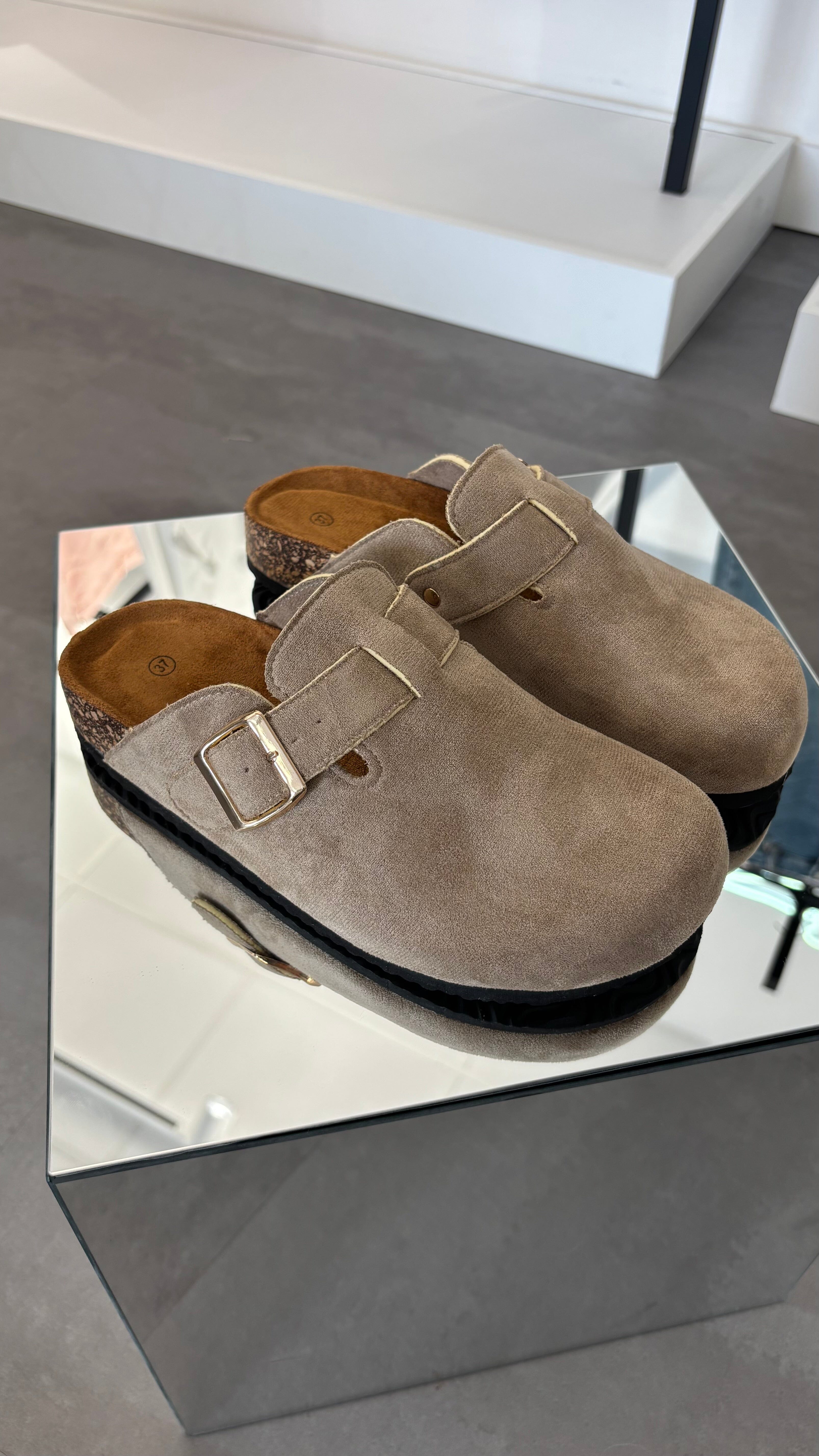 Mules Ness - Taupe