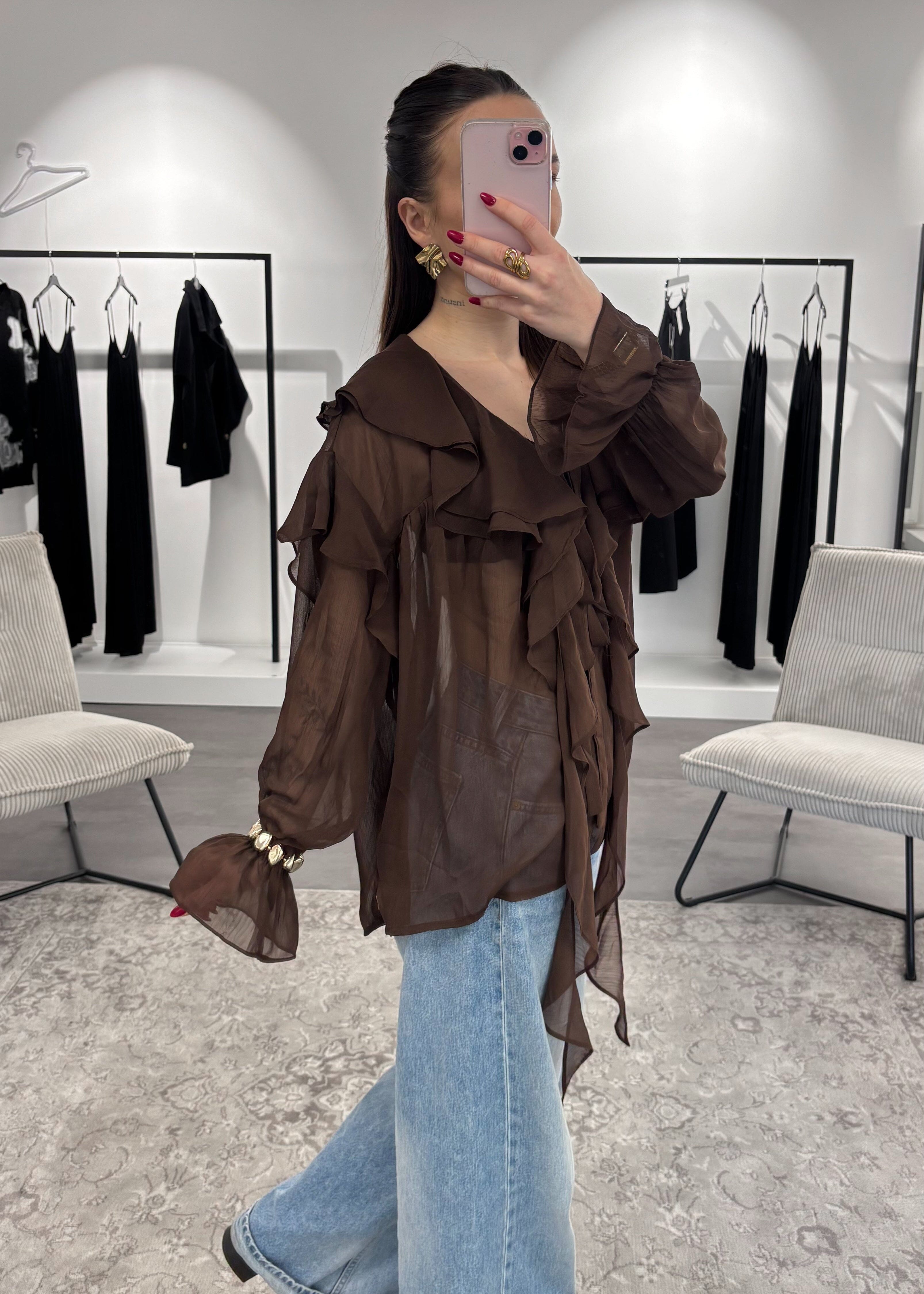 Blouse Emma - Choco
