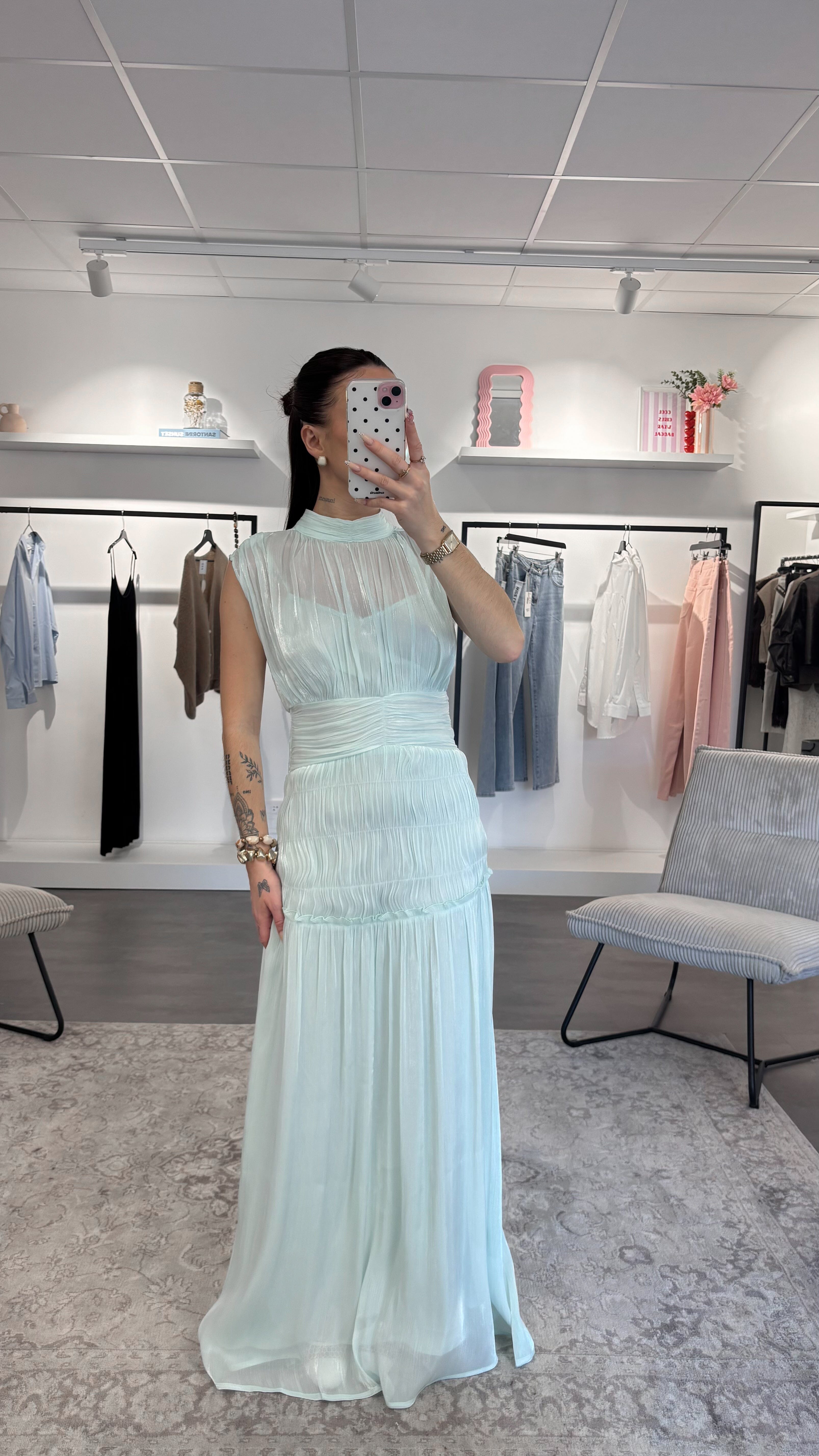 Robe Solyne - Vert menthe