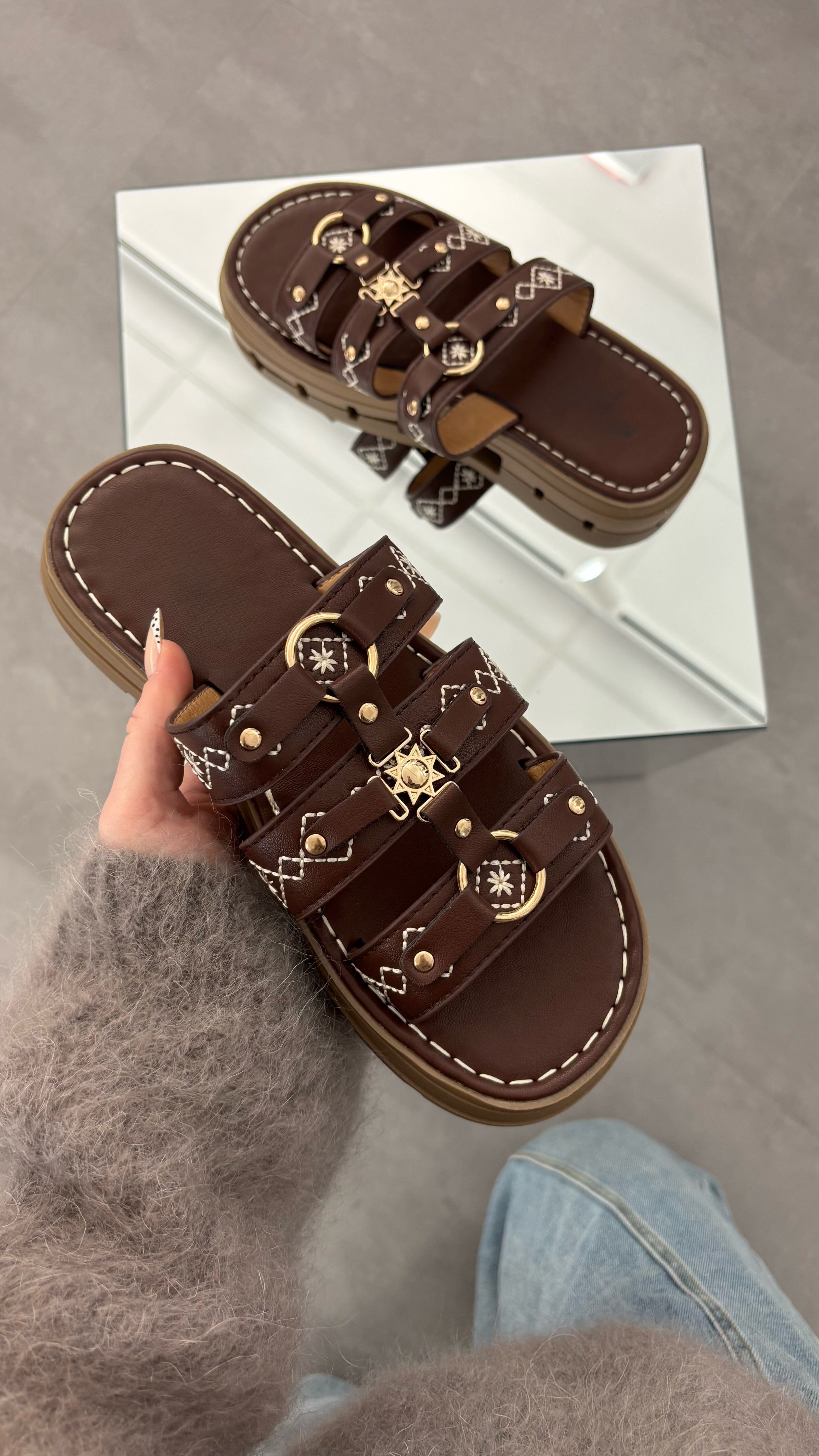 Sandales Suny - Camel