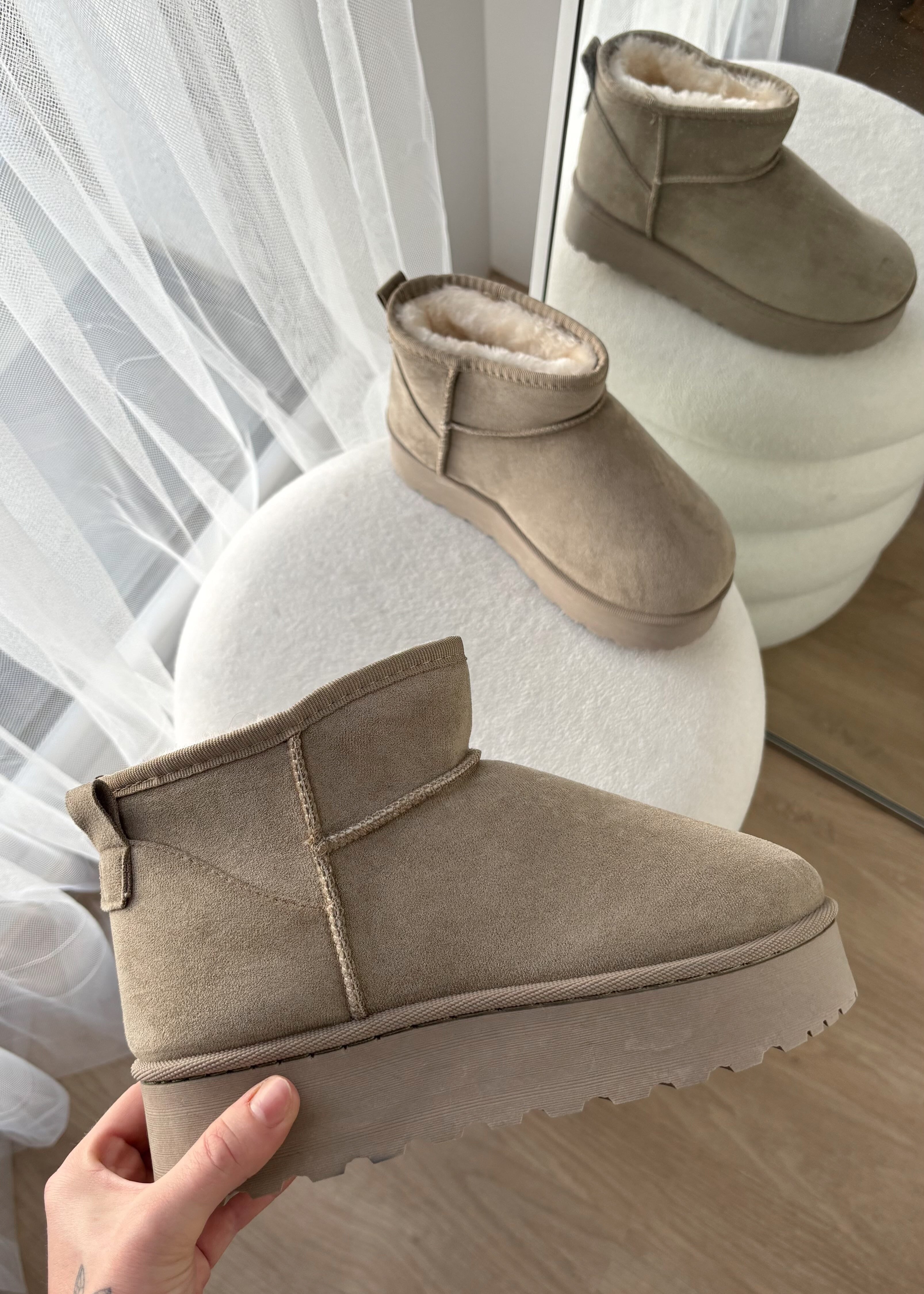 Boots Neyli - Beige/Kaki