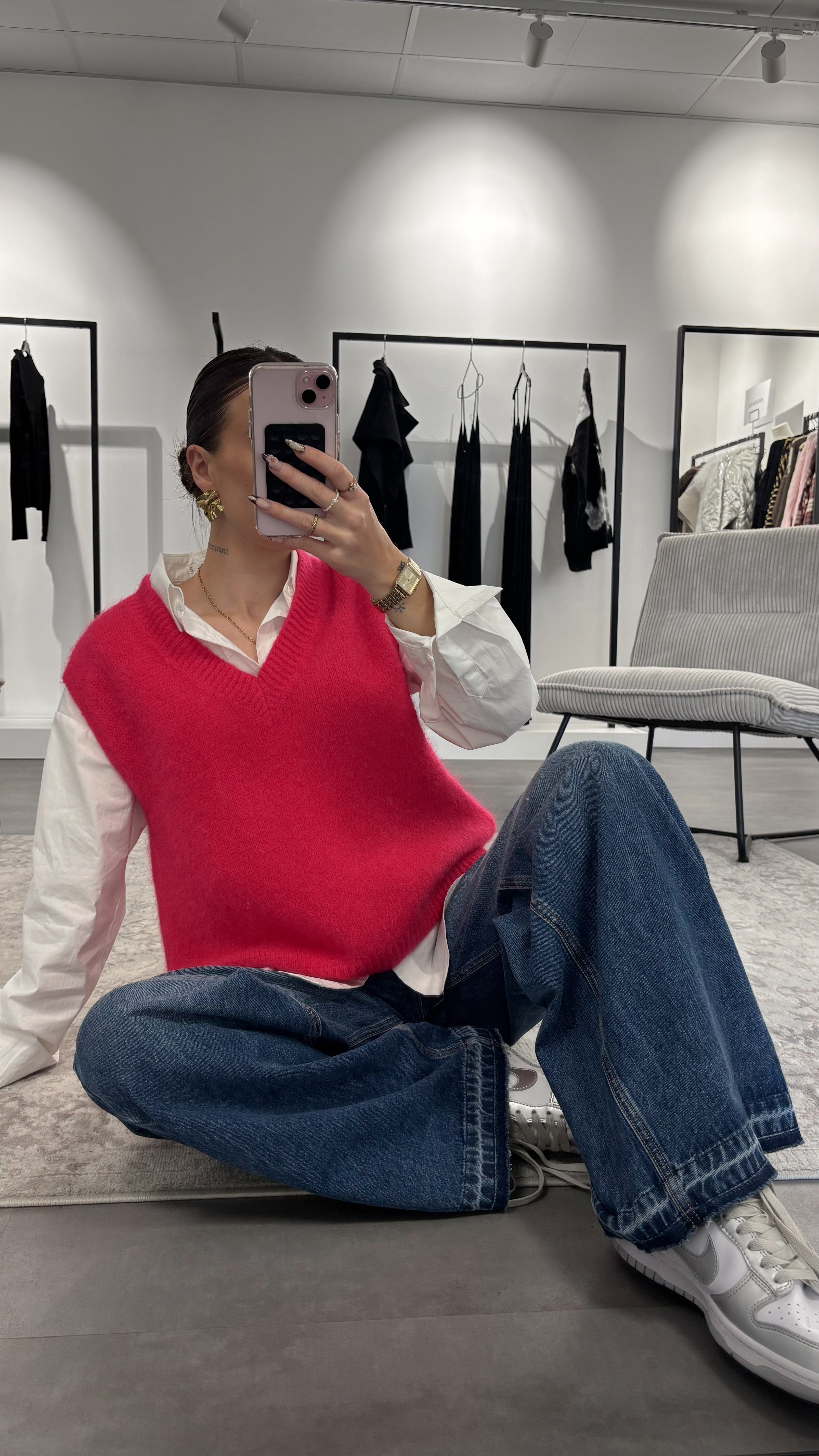 Pull Ninon - Rose fuschia vif
