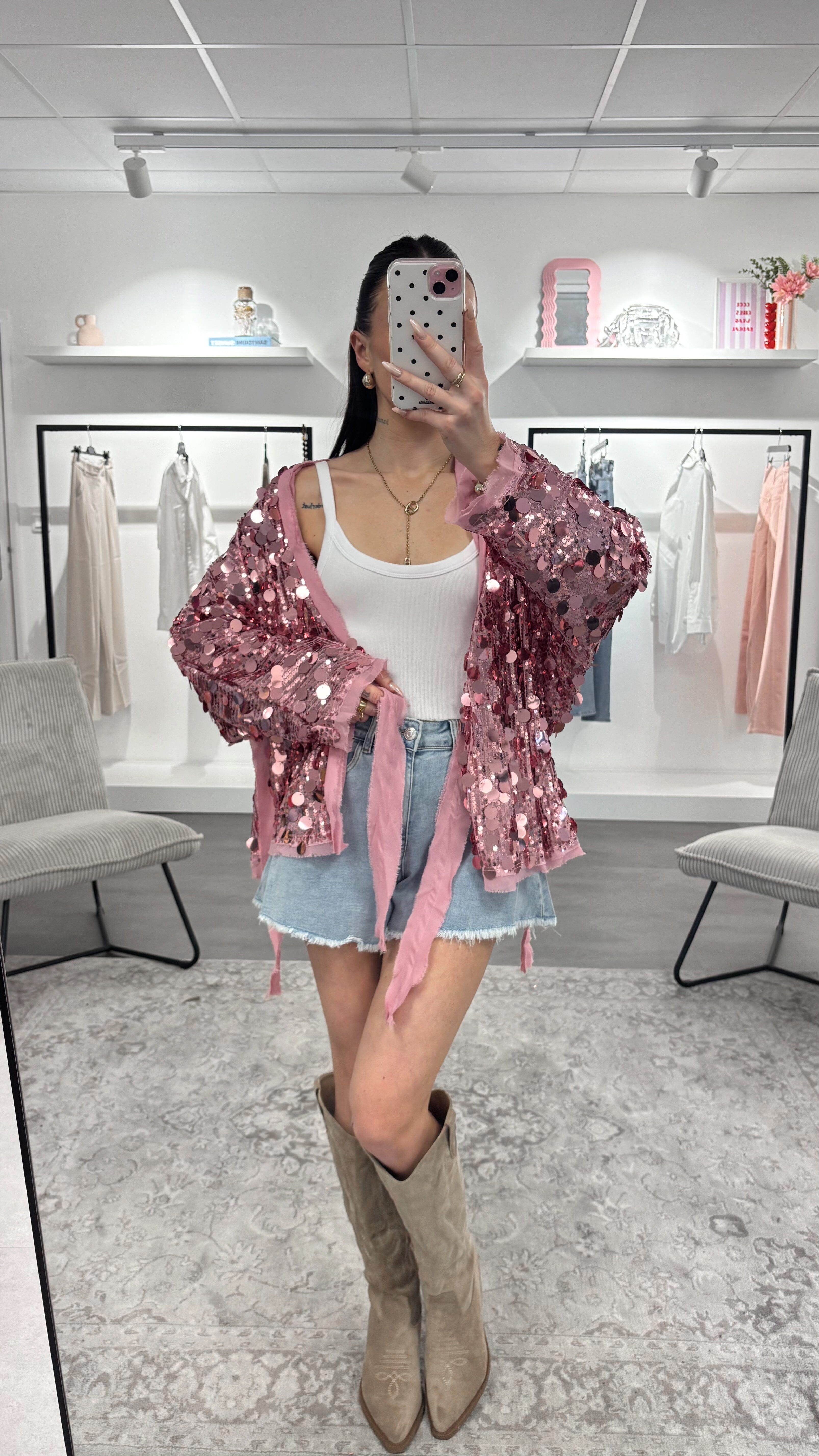 Short Nina - Denim clair