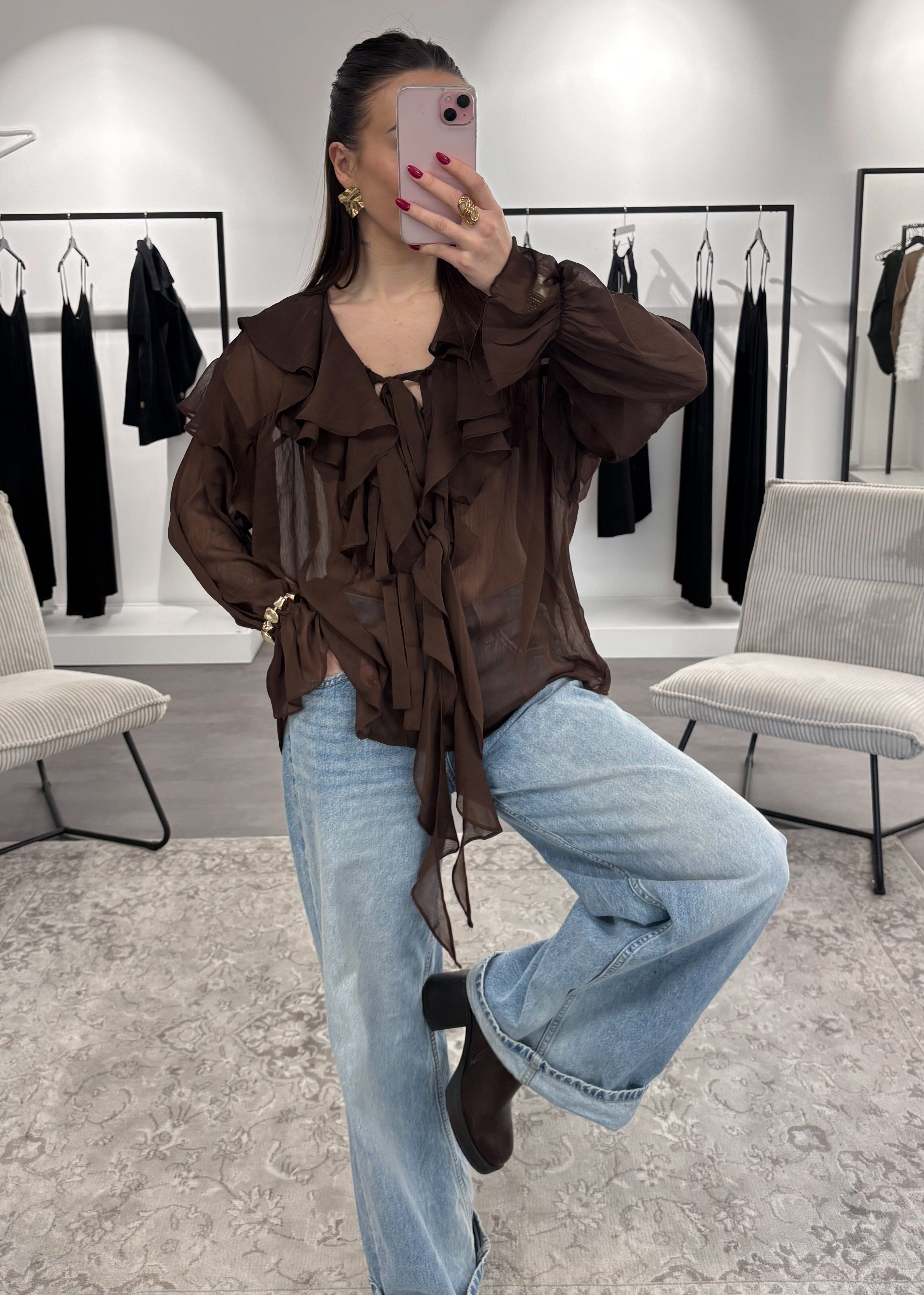 Blouse Emma - Choco