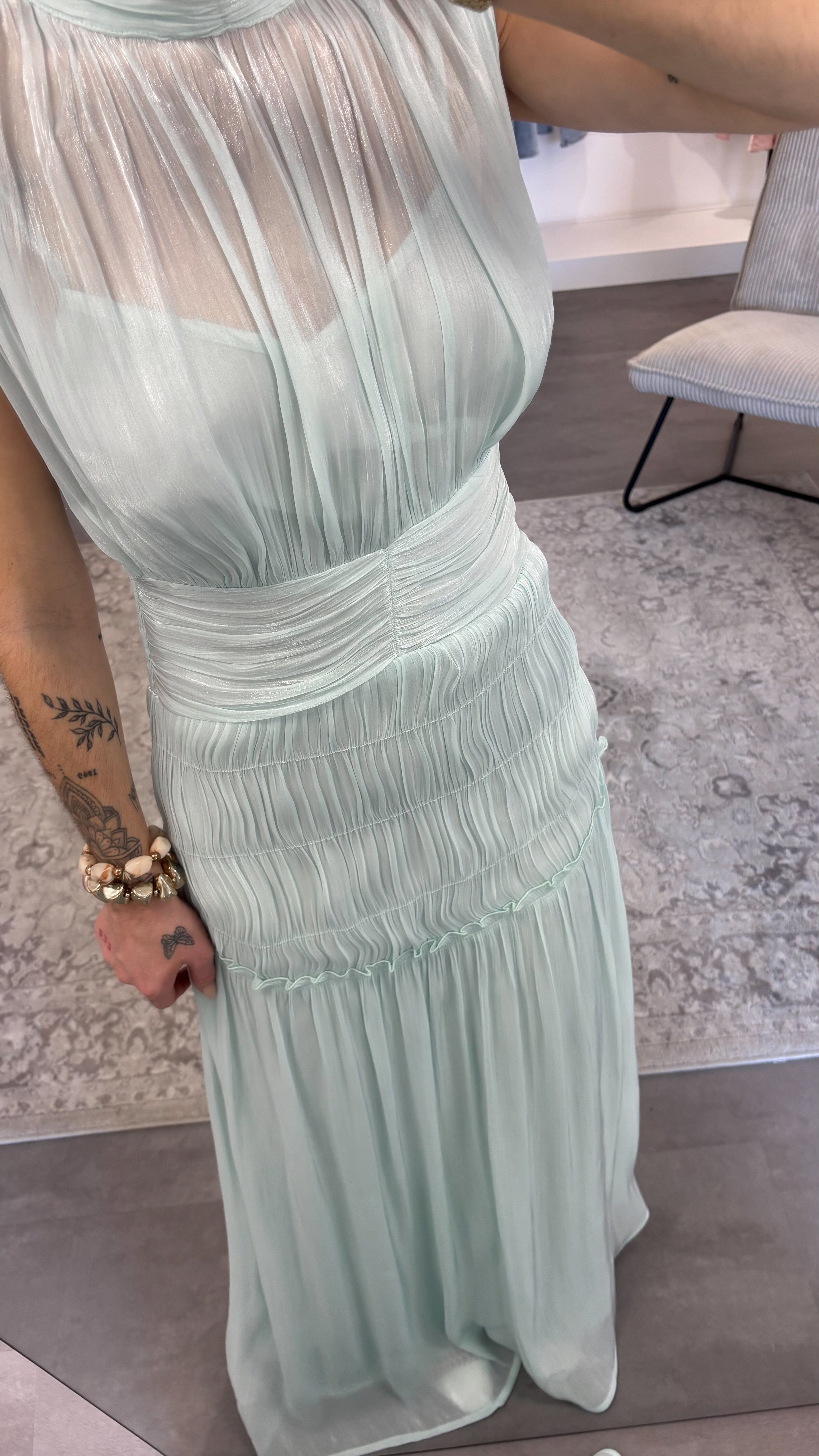 Robe Solyne - Vert menthe