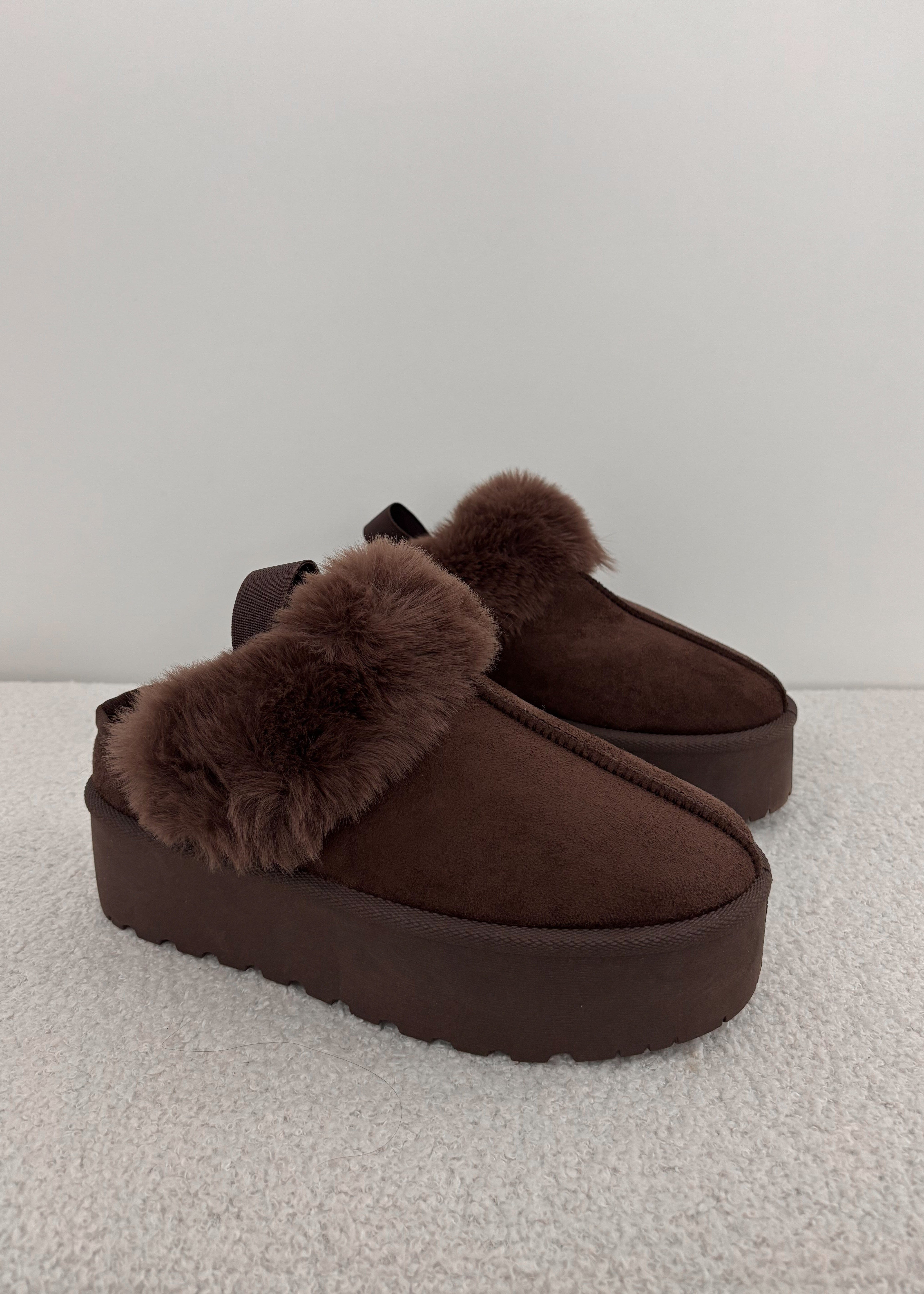 Mules Ana - Chocolat