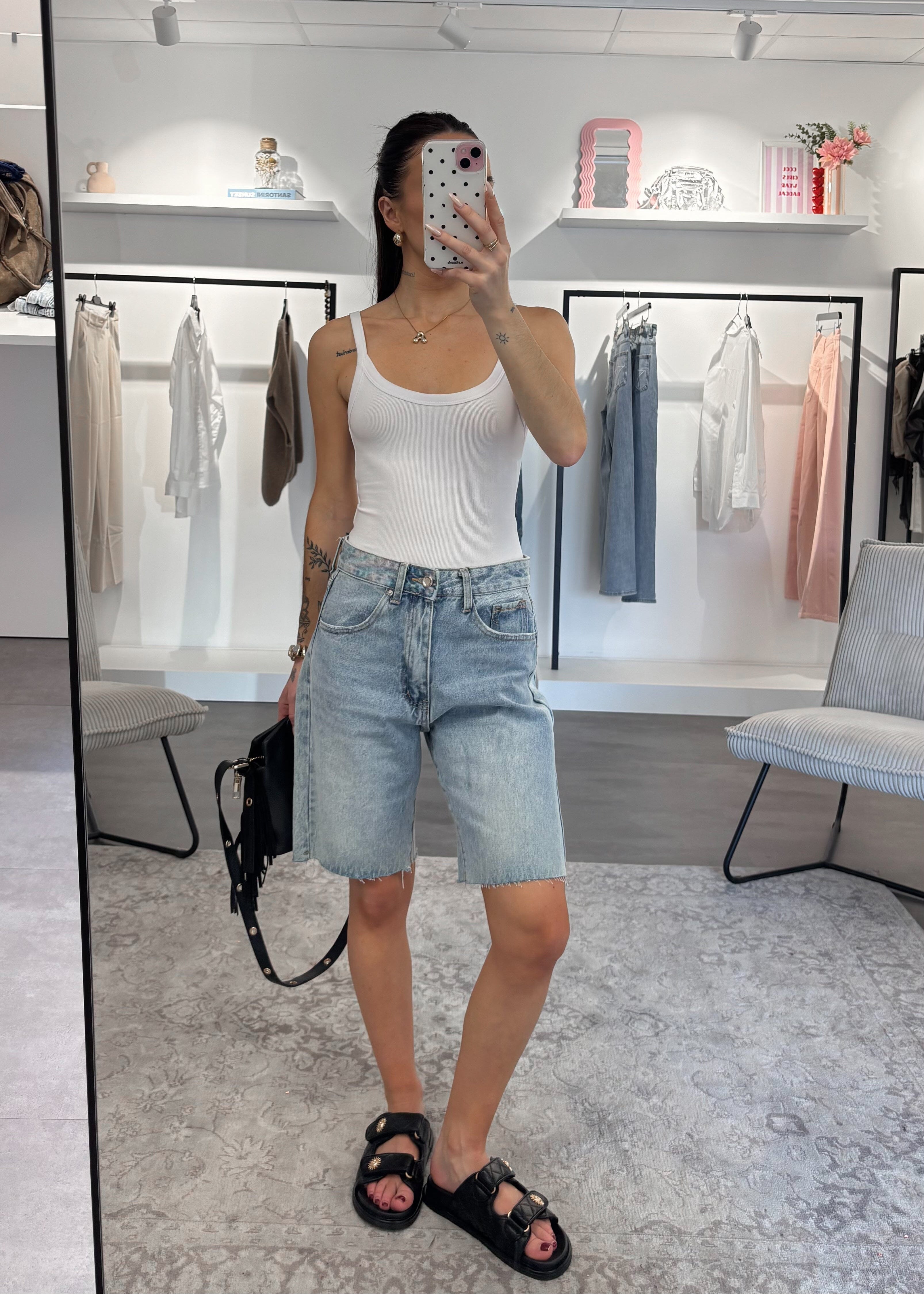 Bermuda Taïs - Denim clair