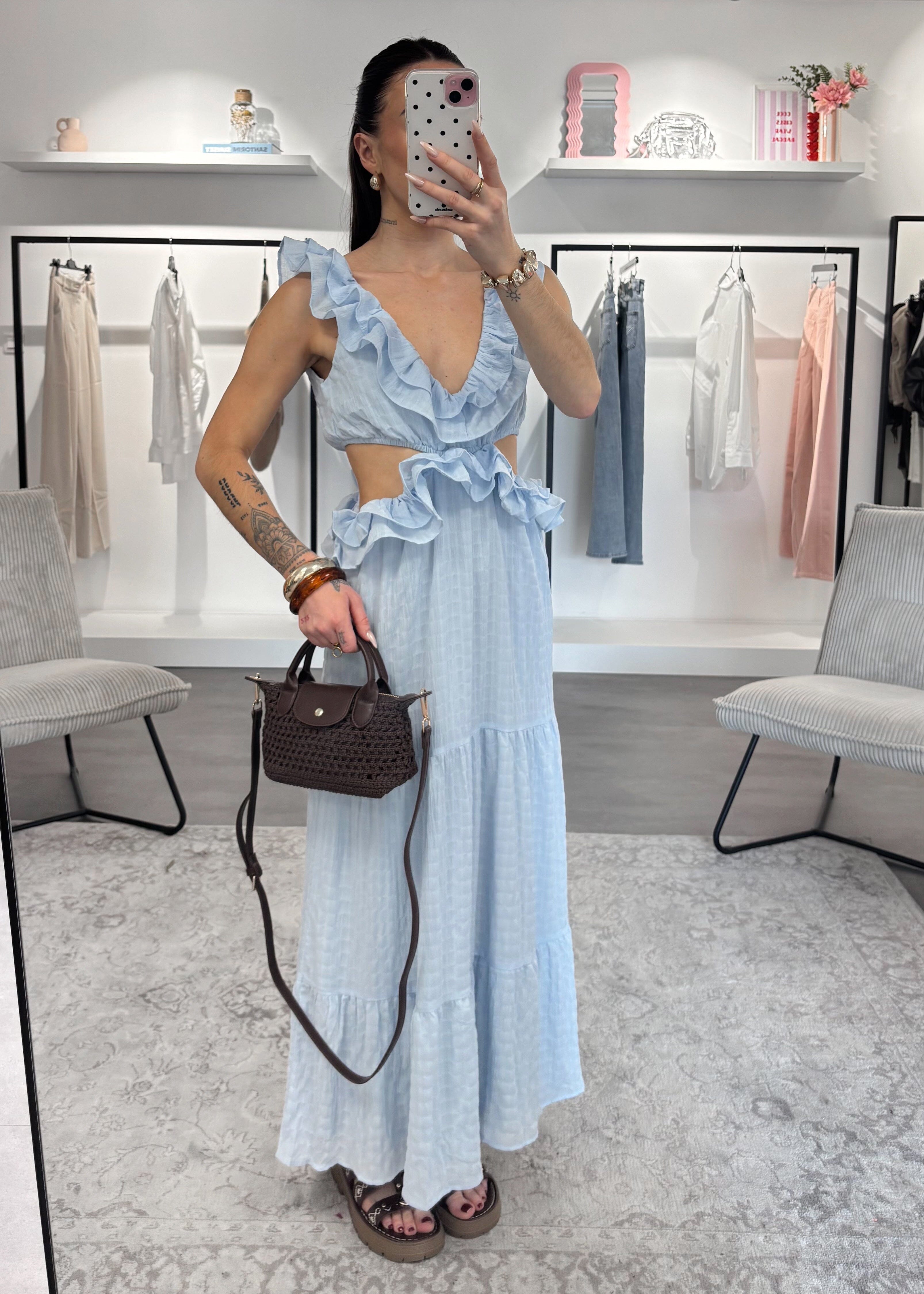Robe Cléo - Bleue
