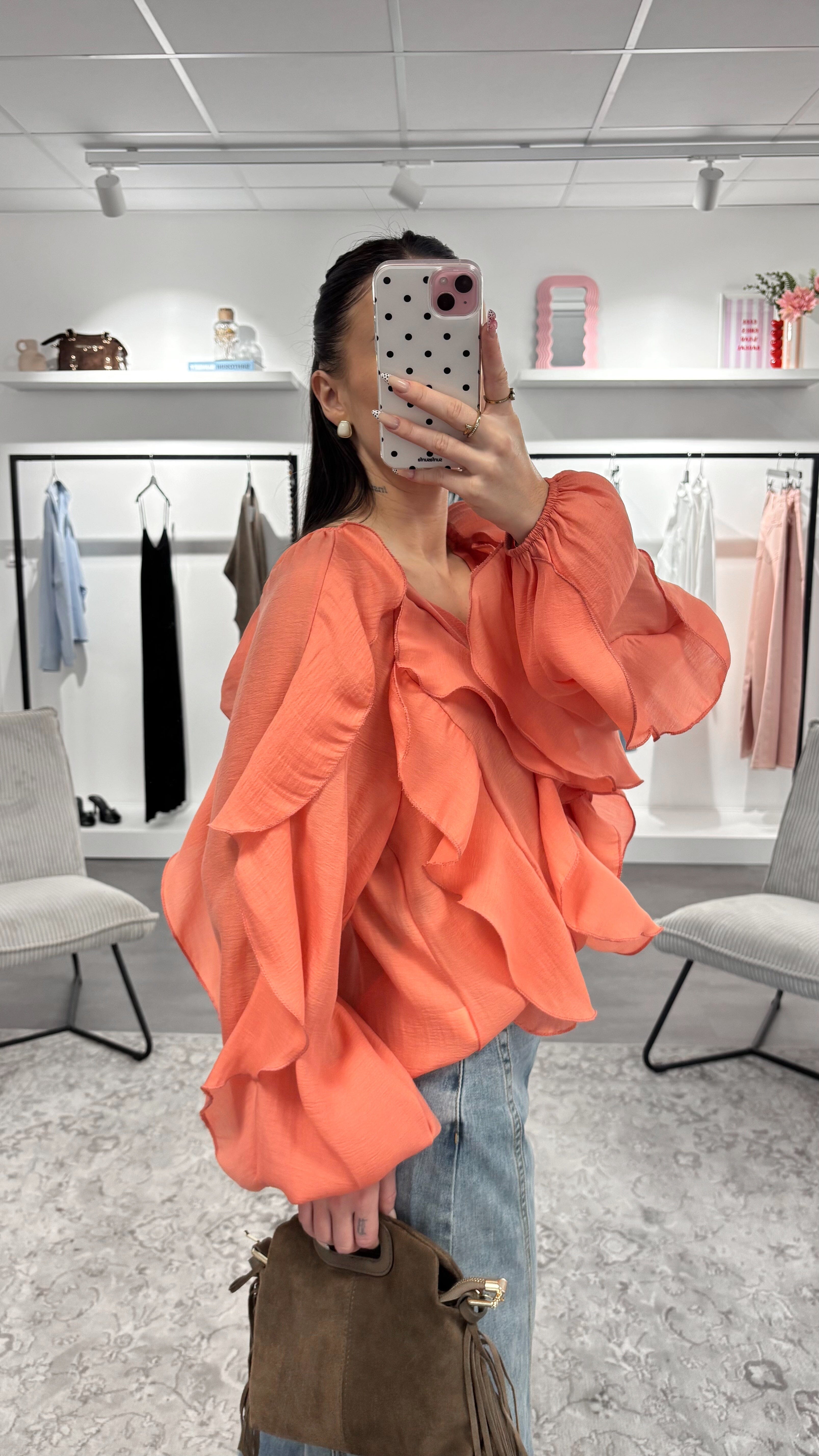 Blouse Mia - Orange