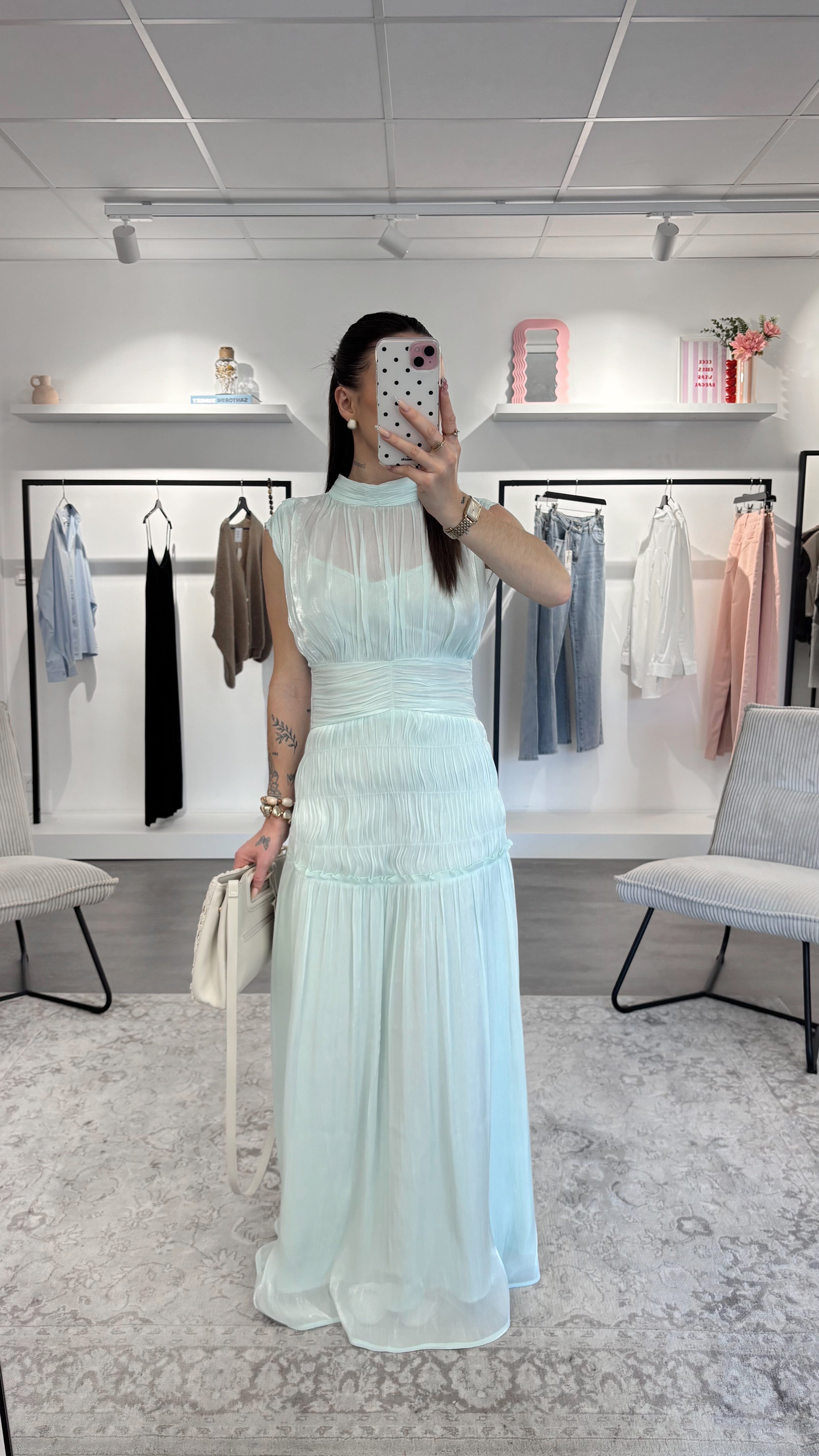 Robe Solyne - Vert menthe