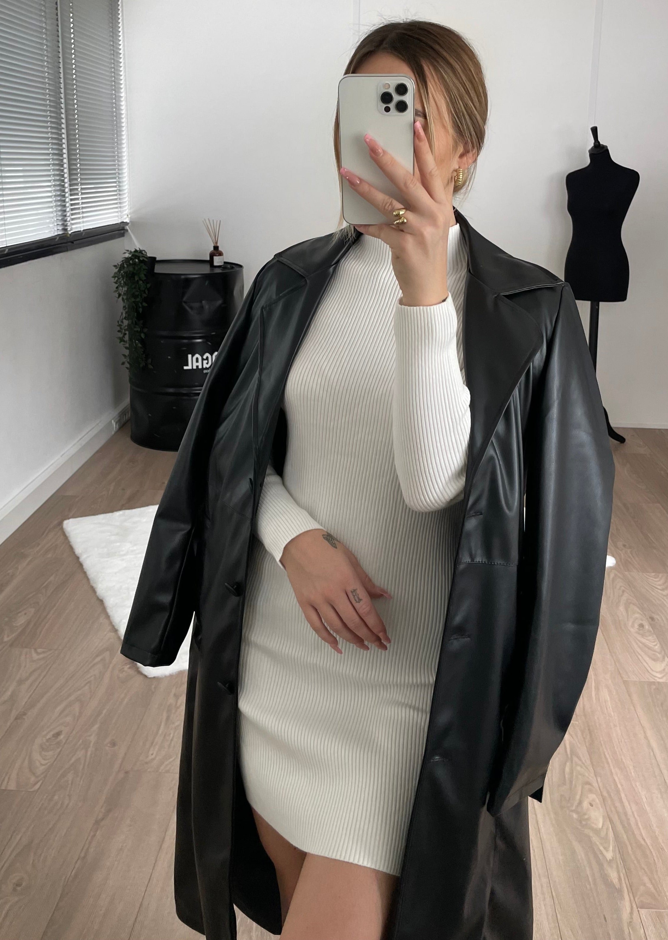 Robe pull Nina blanche (petite)