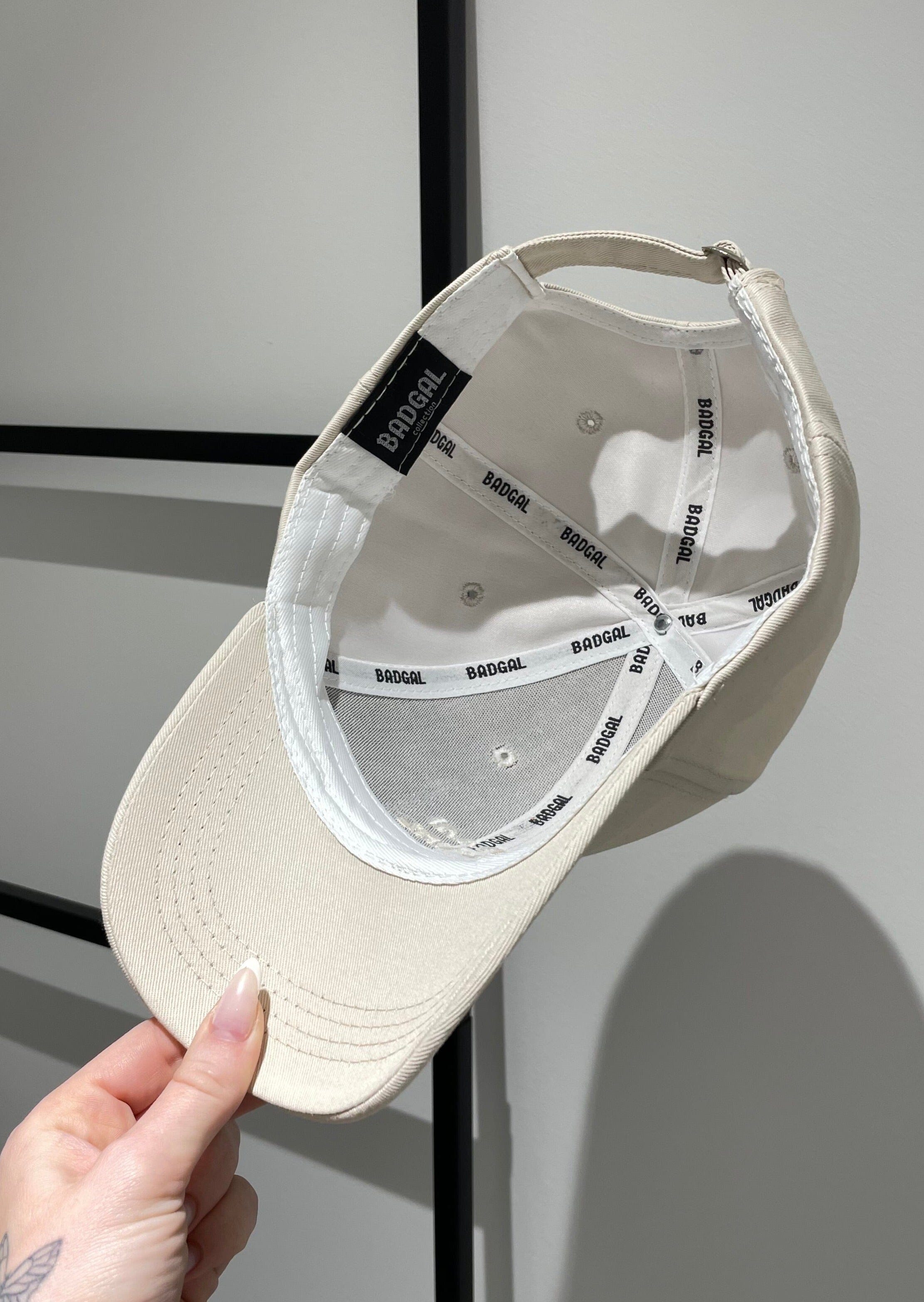 Casquette Badgal beige