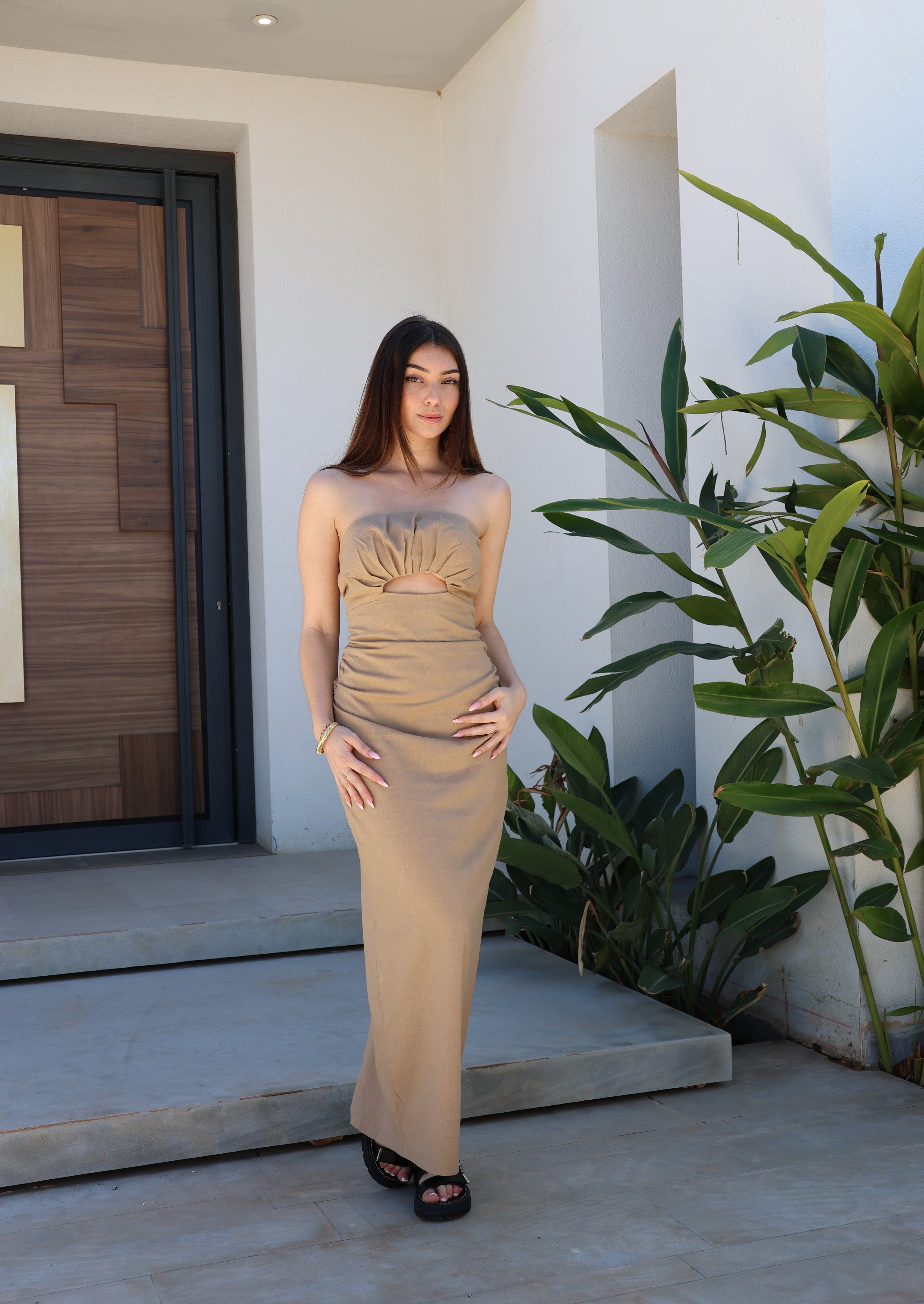 Robe Chloé Beige