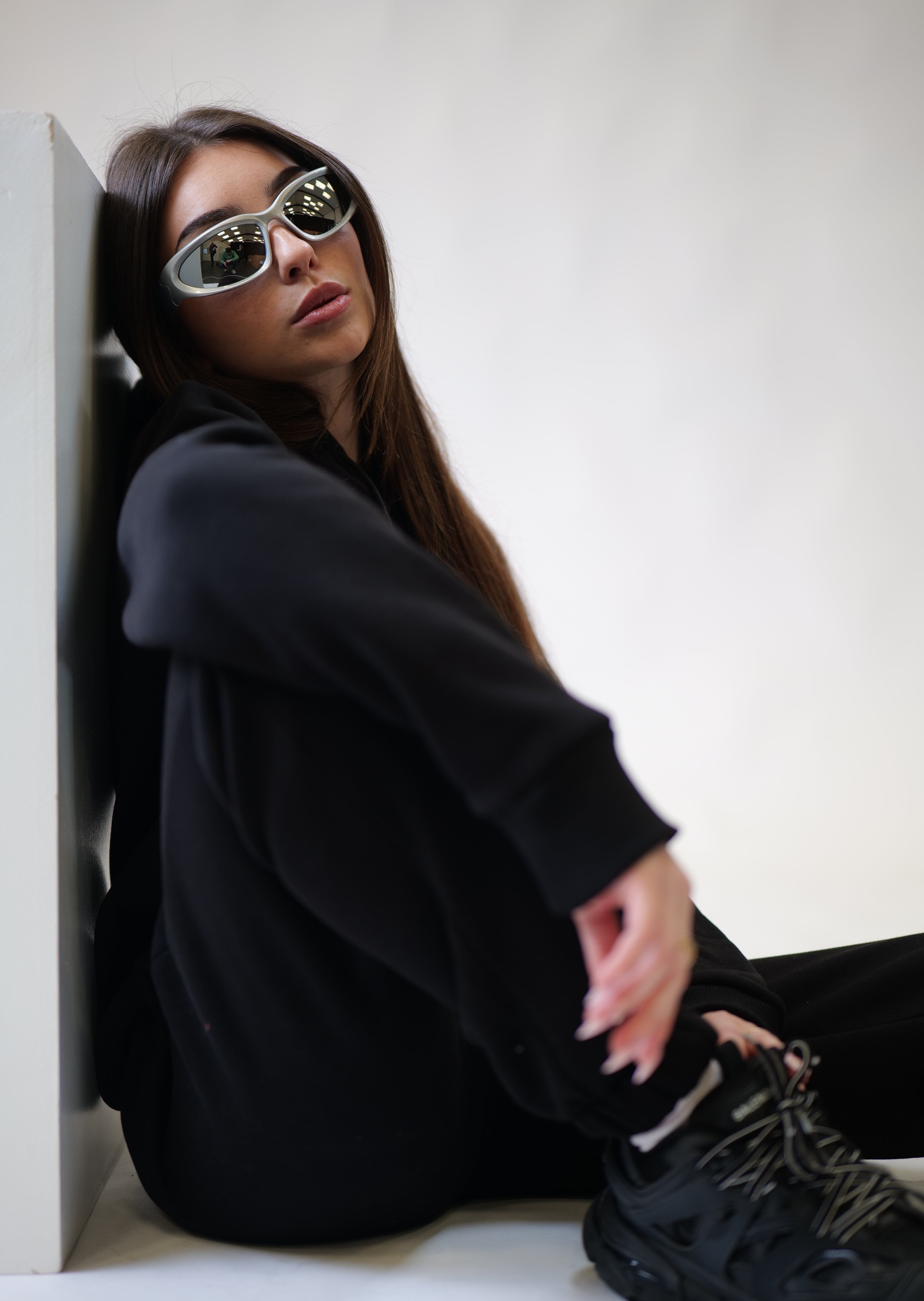 Lunettes de soleil grise